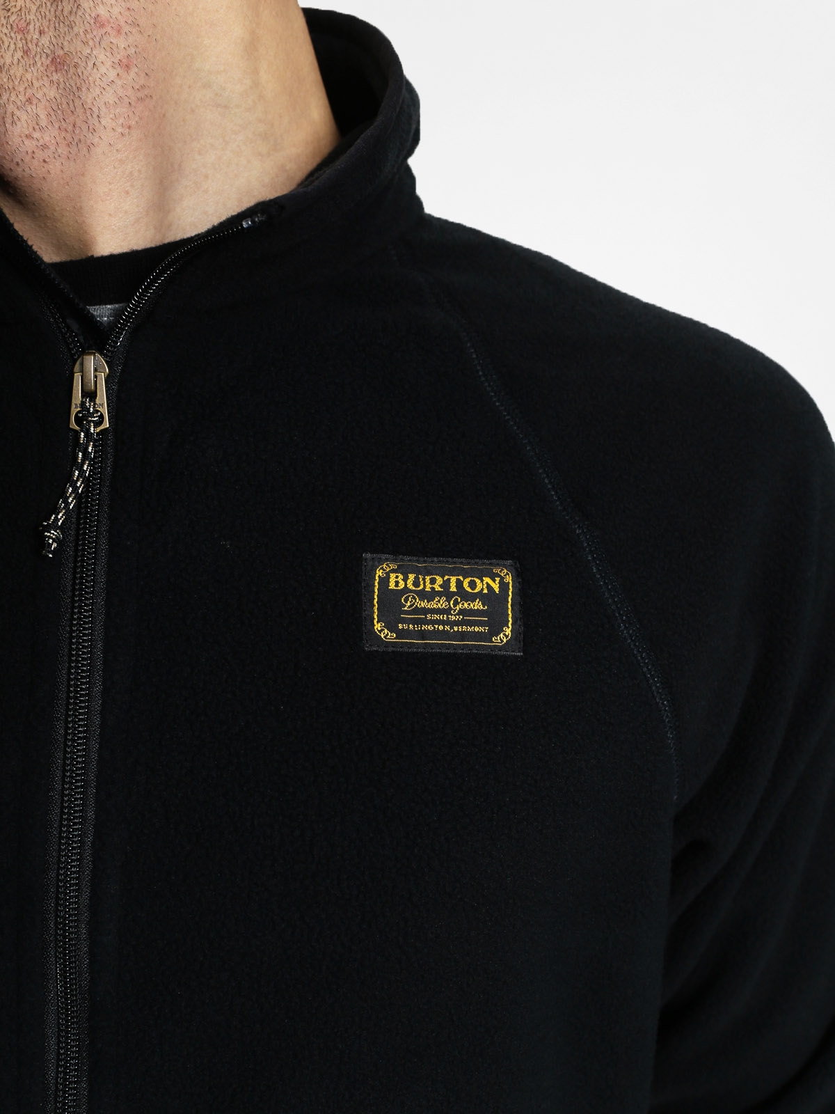 Mens Burton Fleece  Ember Flc ZIP (true black)