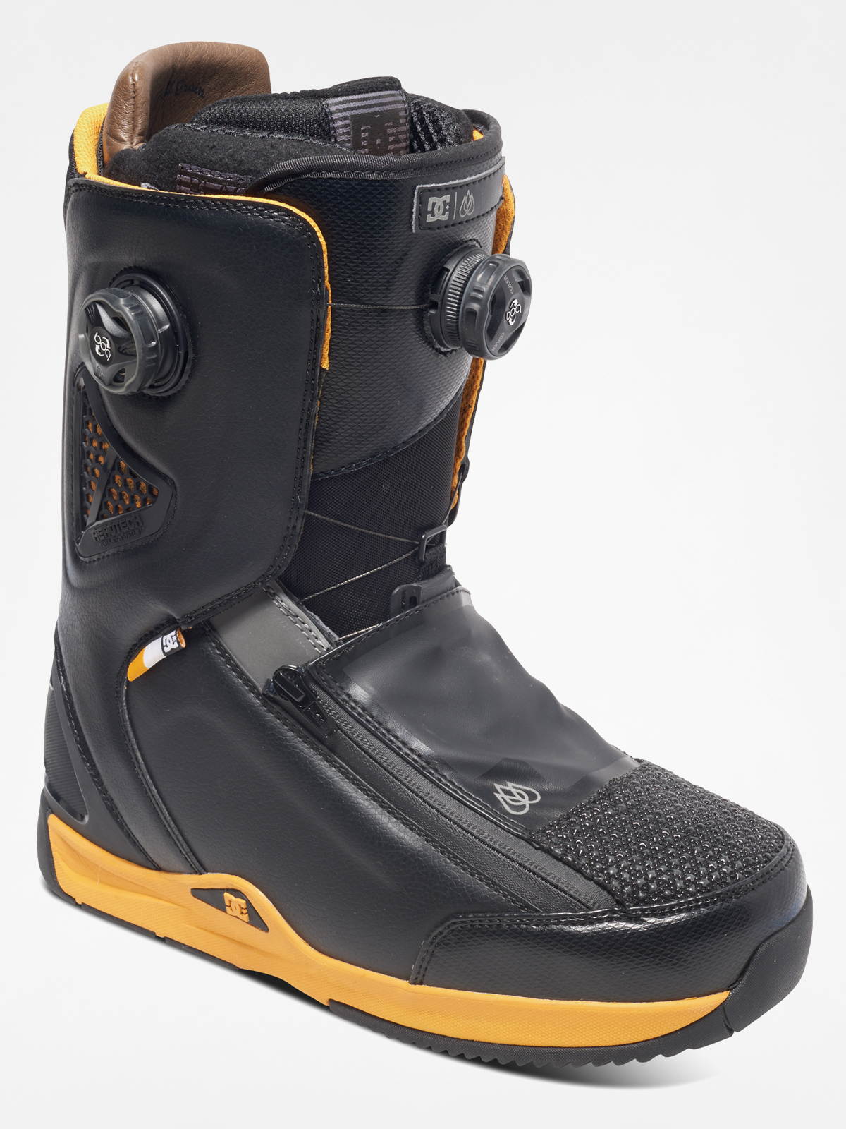 DC Snowboard boots Travis Rice black (black/yellow)