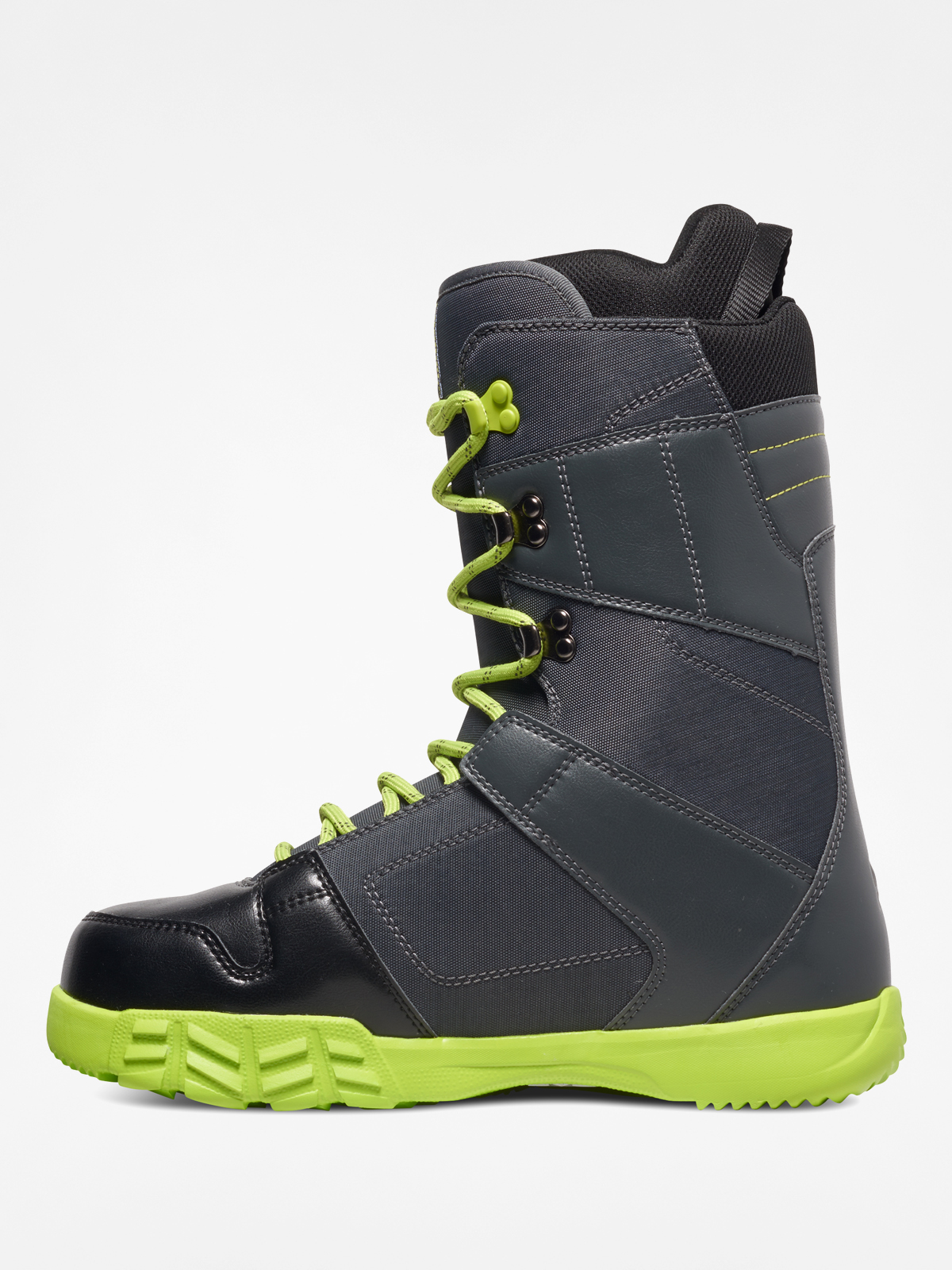 DC Snowboard boots Phase - grey (dark shadow/black/lime)