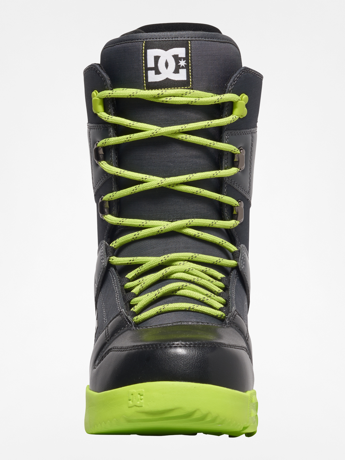 Men\'s Black Snowboard Boots with Lime Green Lining New Totes Kids Boys 1 M Beaver Snow Boots Shoes Black Gray  main image 4