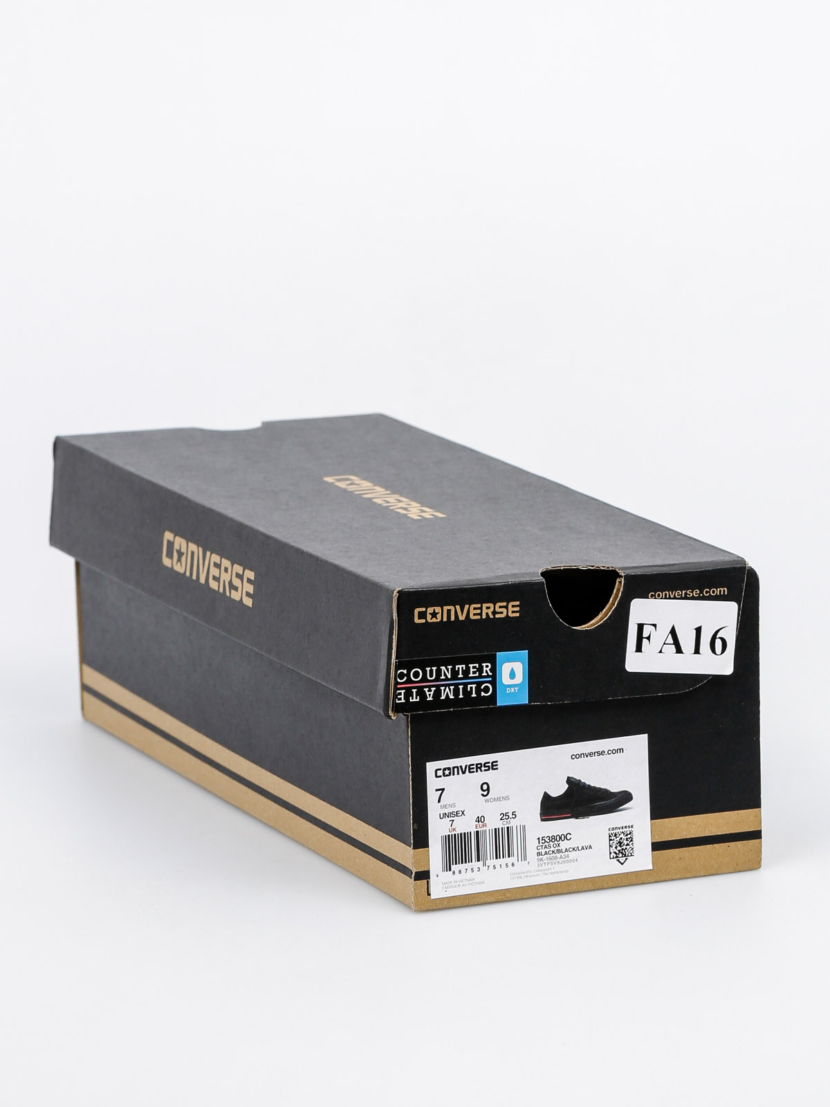 Converse Chucks Chuck Taylor All Star Ox (black/black/lava)