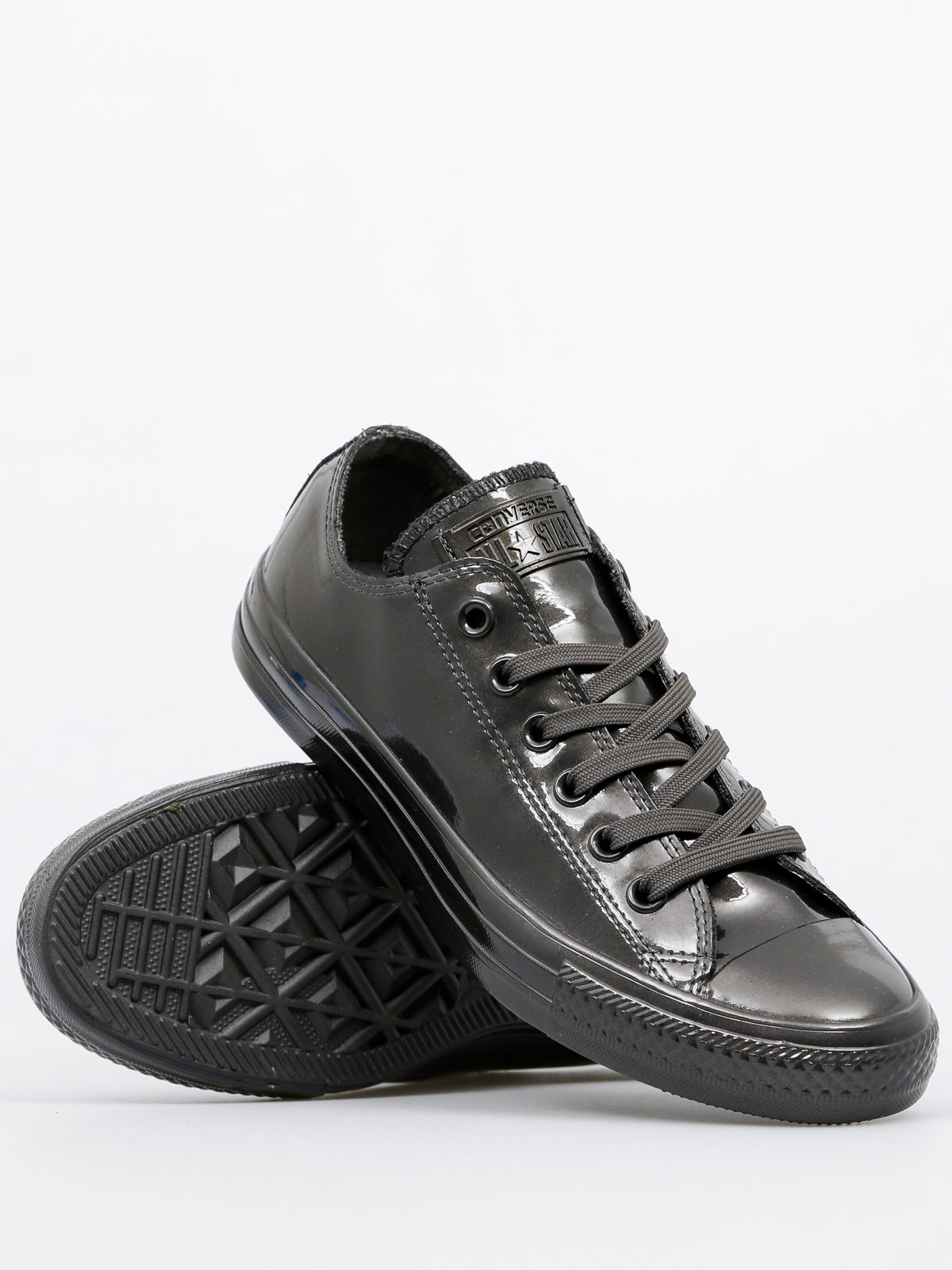 Converse Chucks Chuck Taylor All Star Metallic Rubber Ox Wmn (black pearl/black)