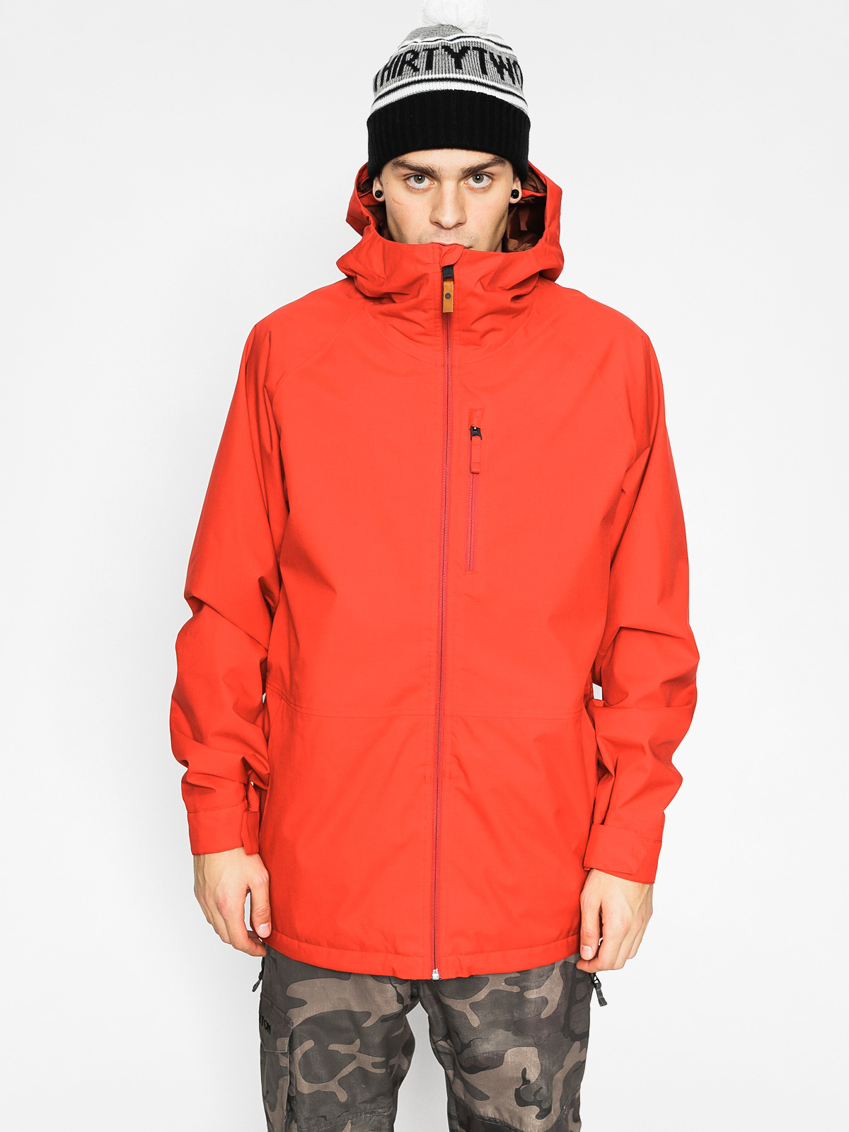 red burton jacket