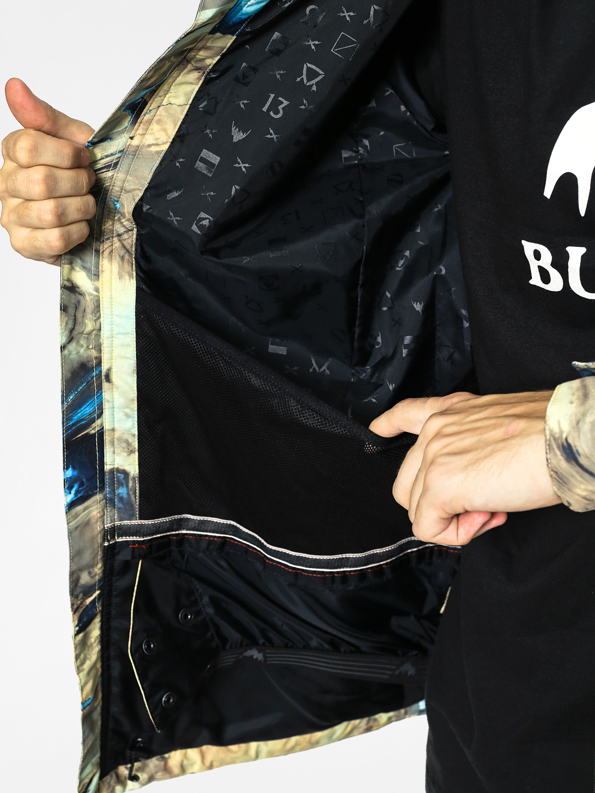 Mens Burton Snowboard jacket Hilltop (water)