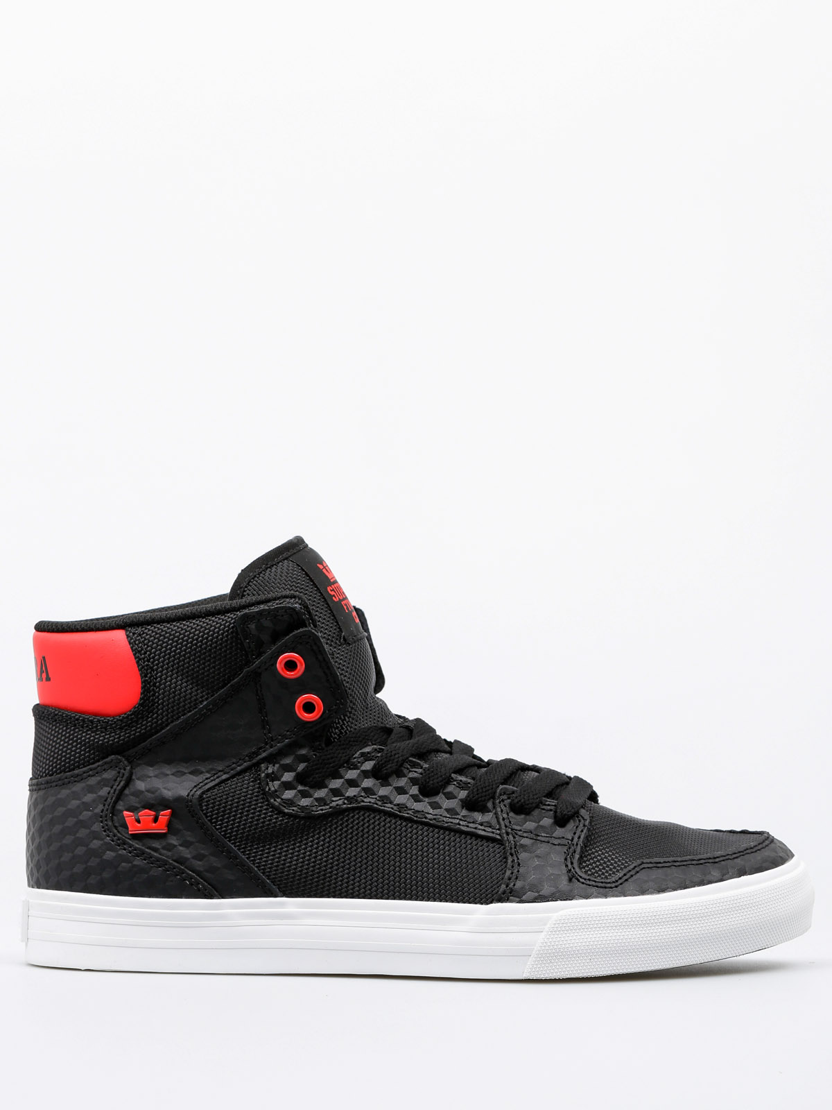 Supra Shoes Vaider black black red white