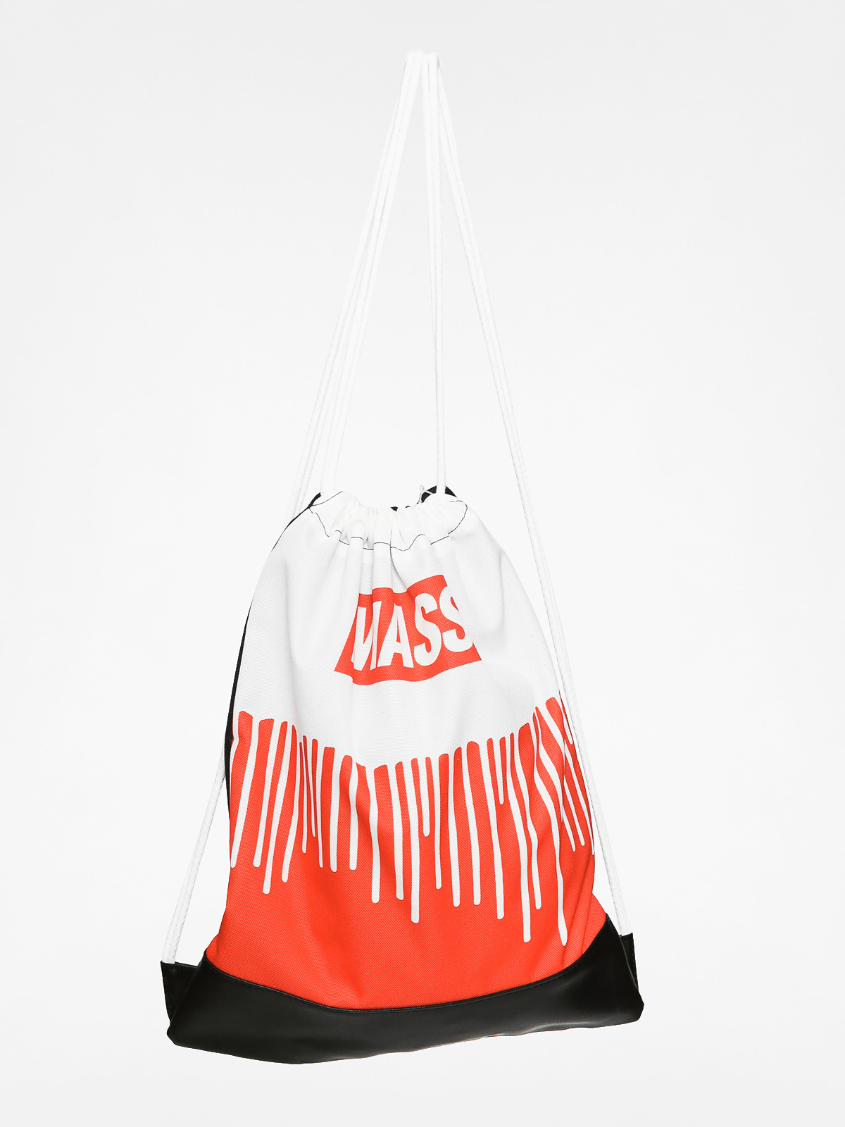 MassDnm Backpack Gym Bag (white/red)