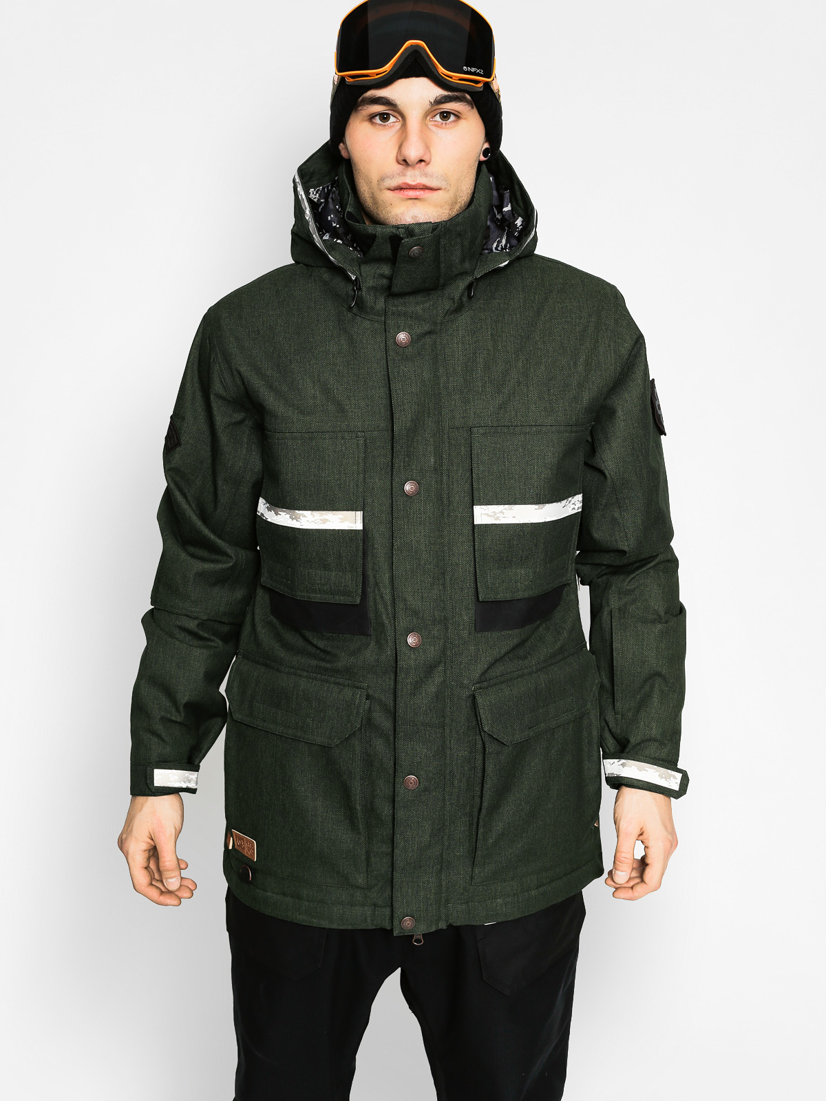 Mens DC Snowboard jacket Company Stp (kambu green)