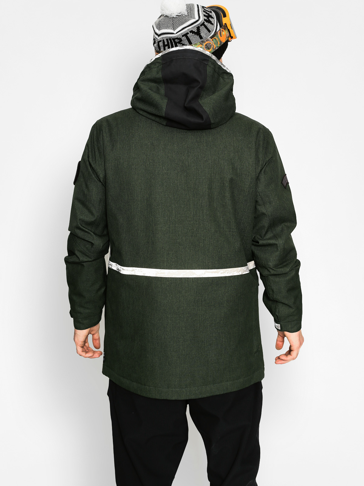 Mens DC Snowboard jacket Company Stp (kambu green)