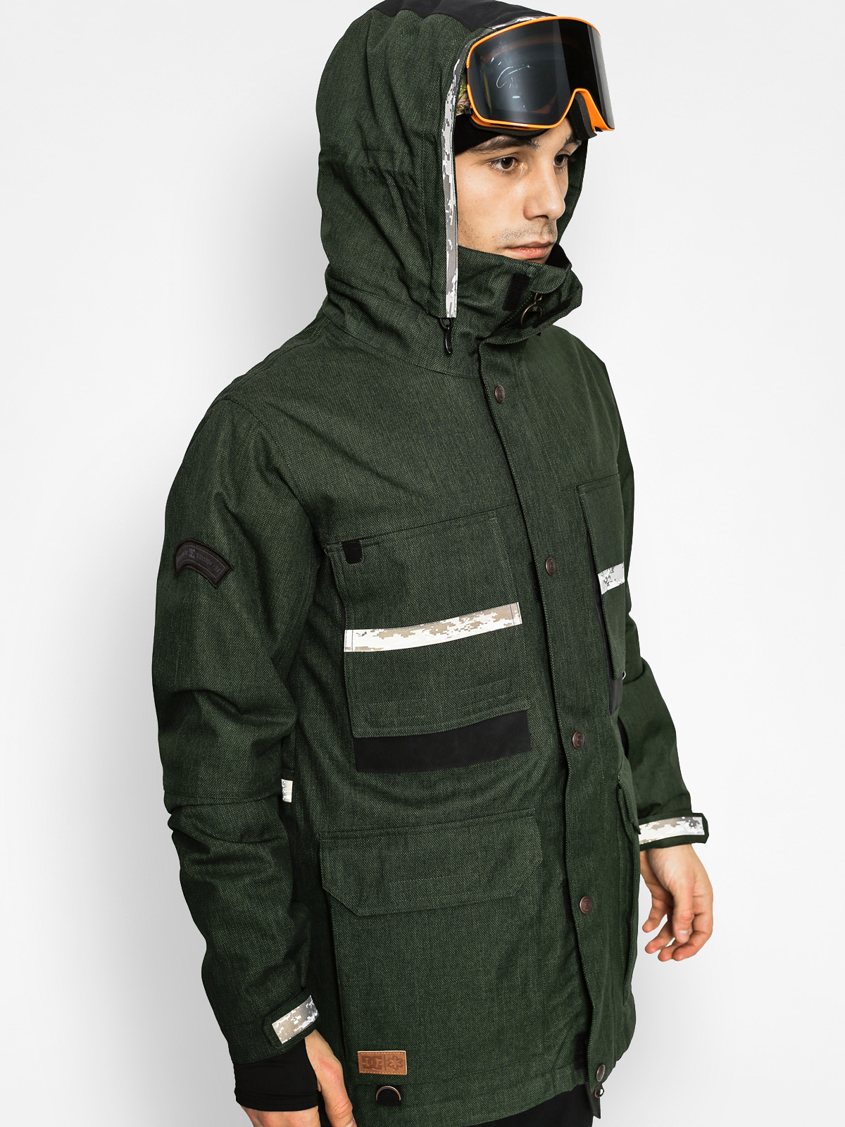 Mens DC Snowboard jacket Company Stp (kambu green)