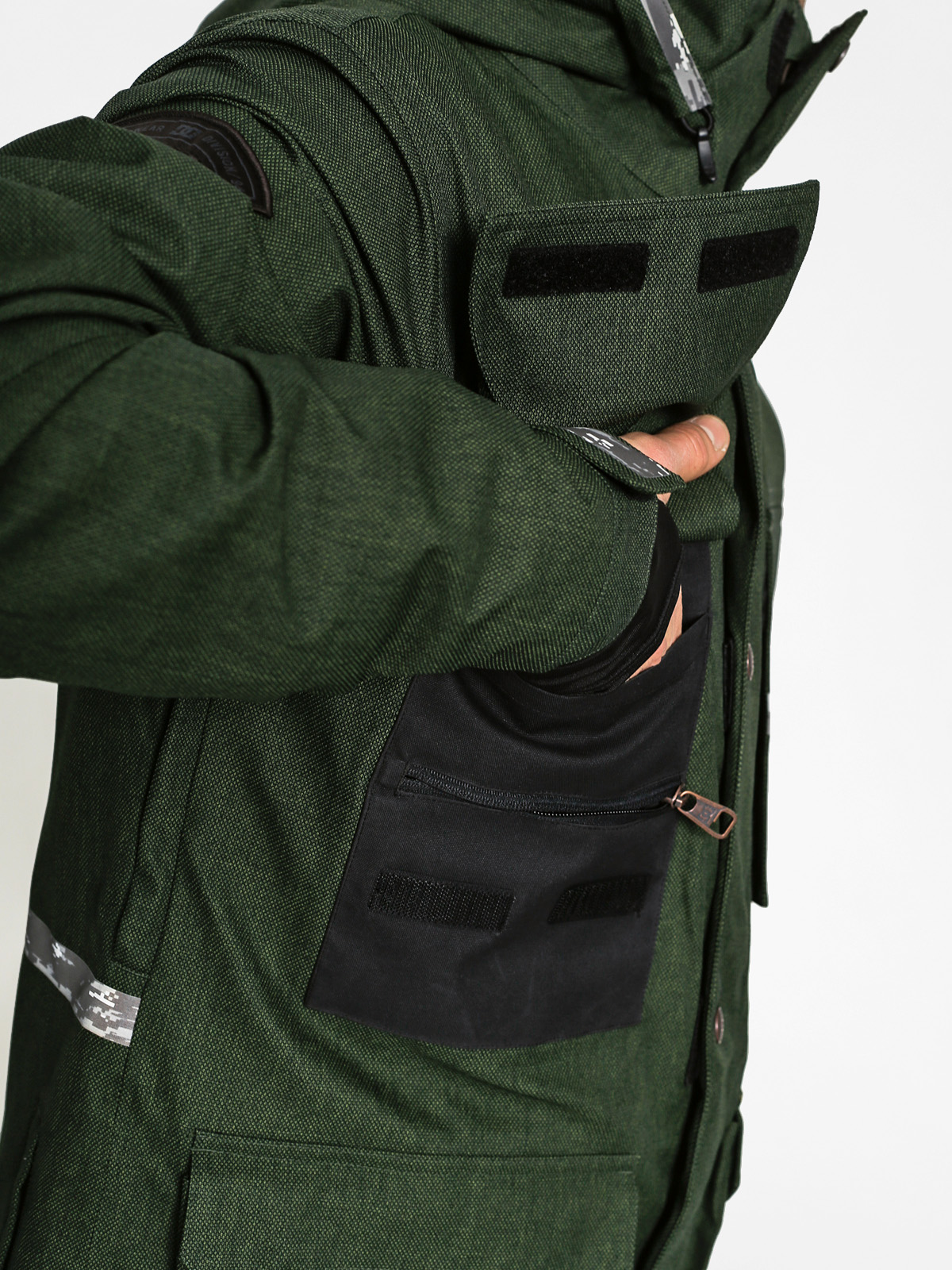 Mens DC Snowboard jacket Company Stp (kambu green)