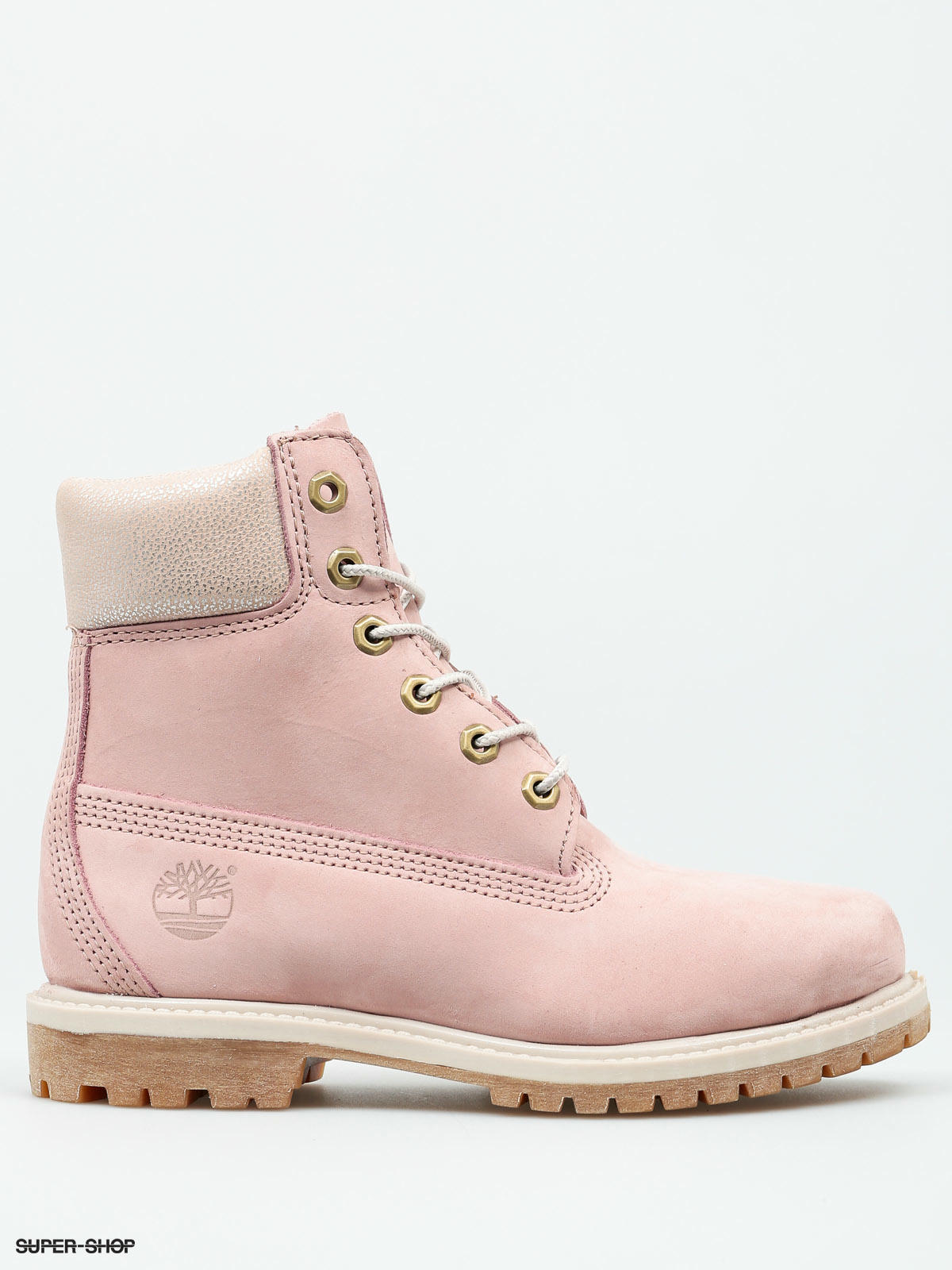 pink and green timberlands