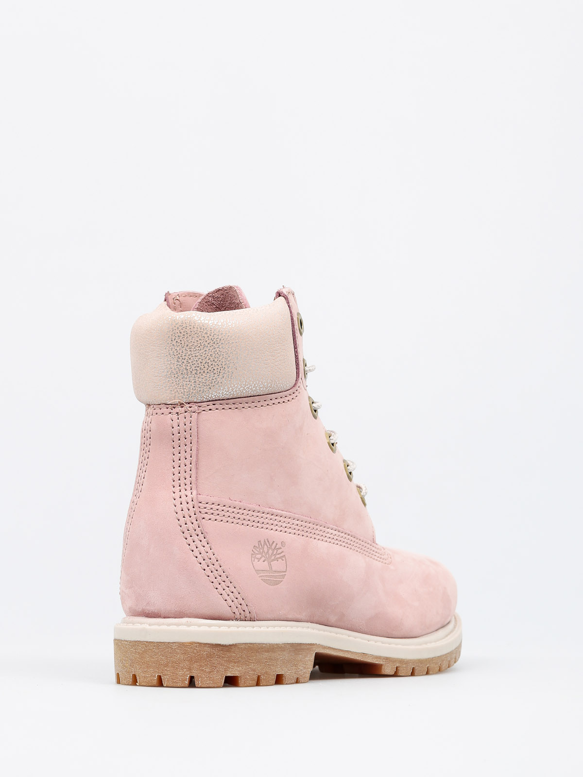 pink timbs with fur