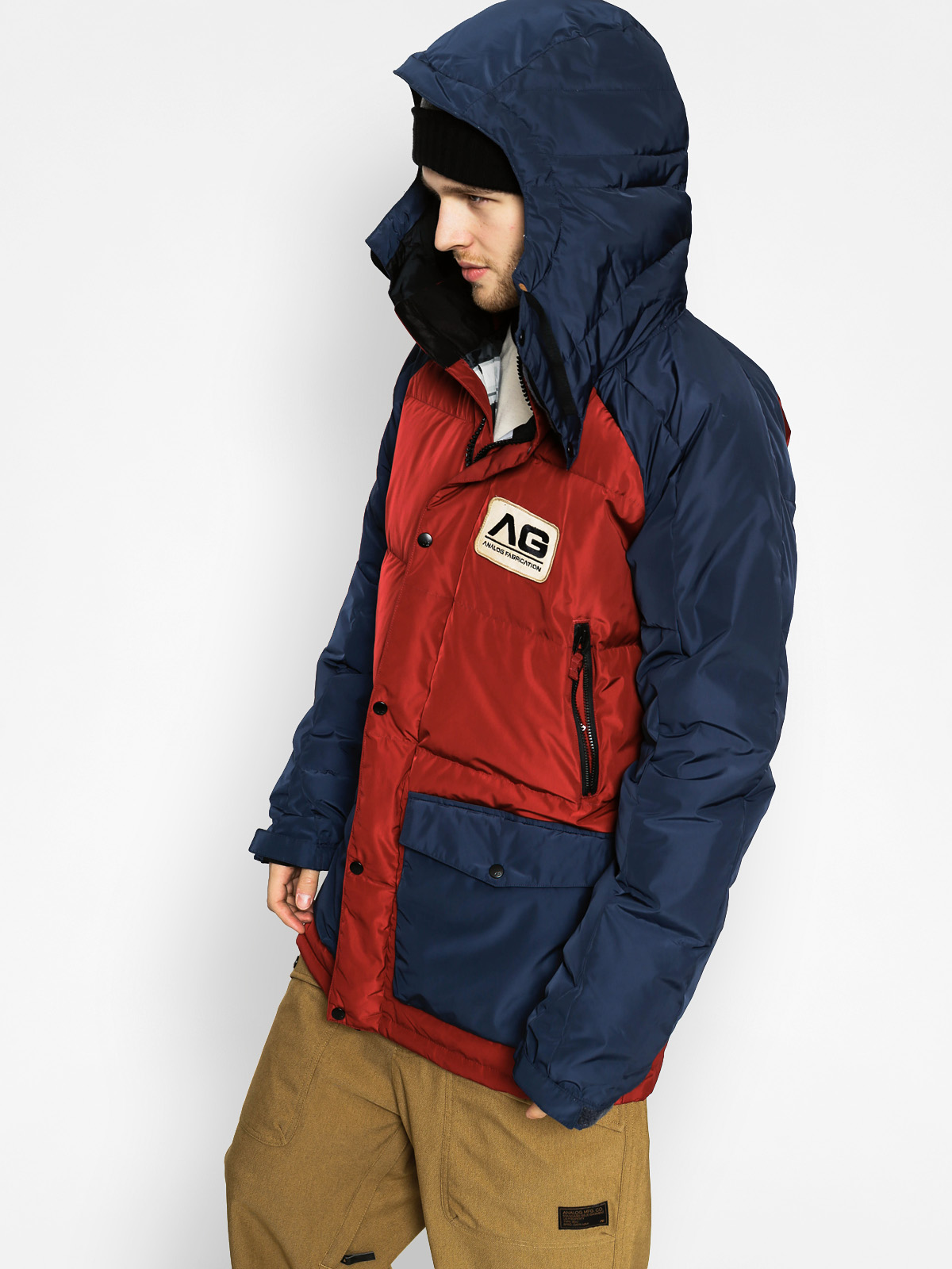 Mens Analog Snowboard jacket Innsbruck Down (blood/eclipse)