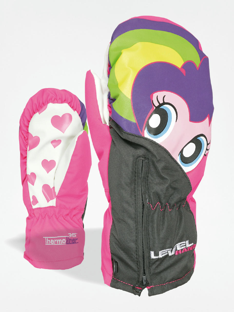 Level Gloves junior Lucky Mitt (pk rainbow)