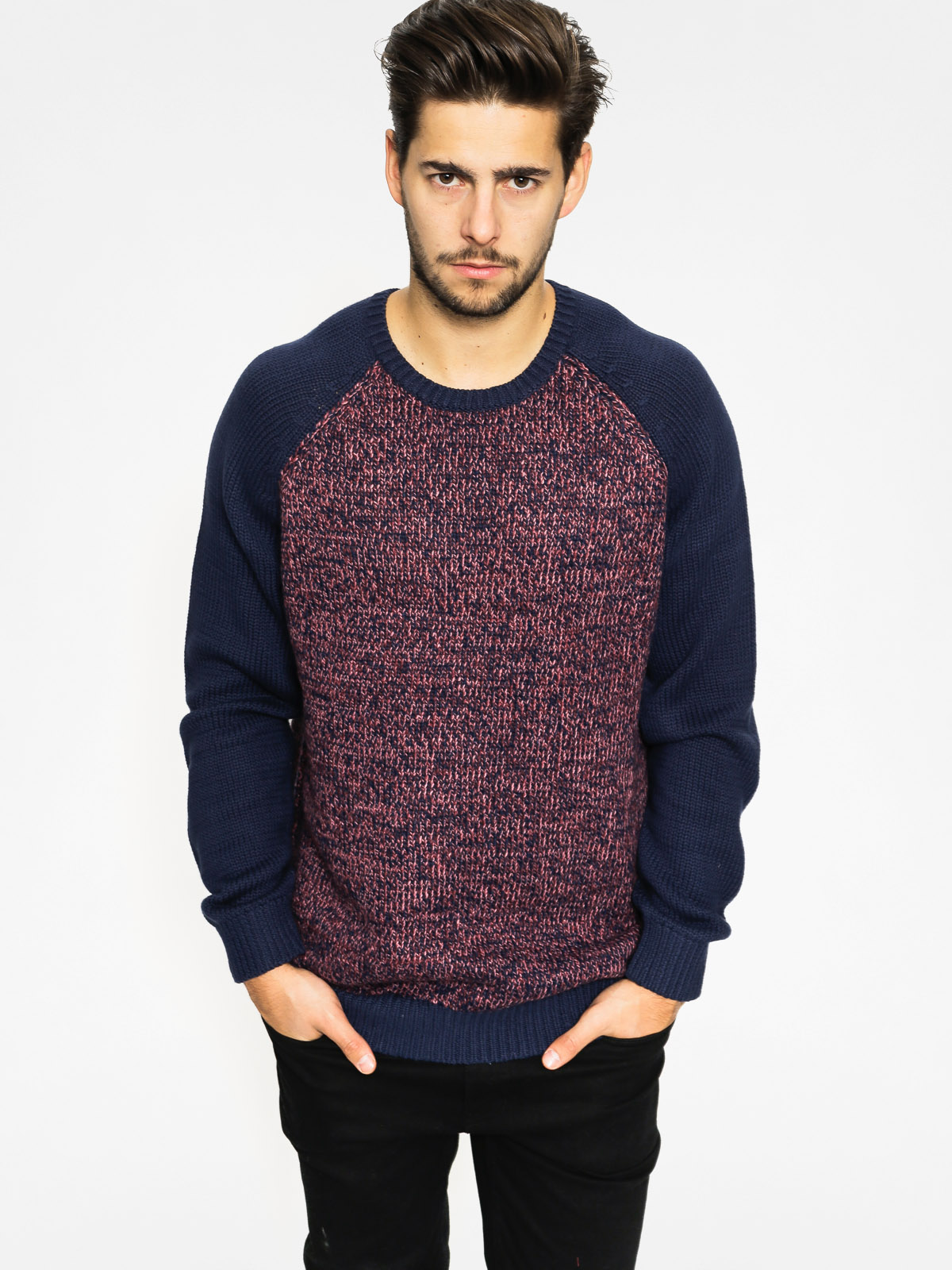 Quiksilver Sweater Time Watch (navy/brown)