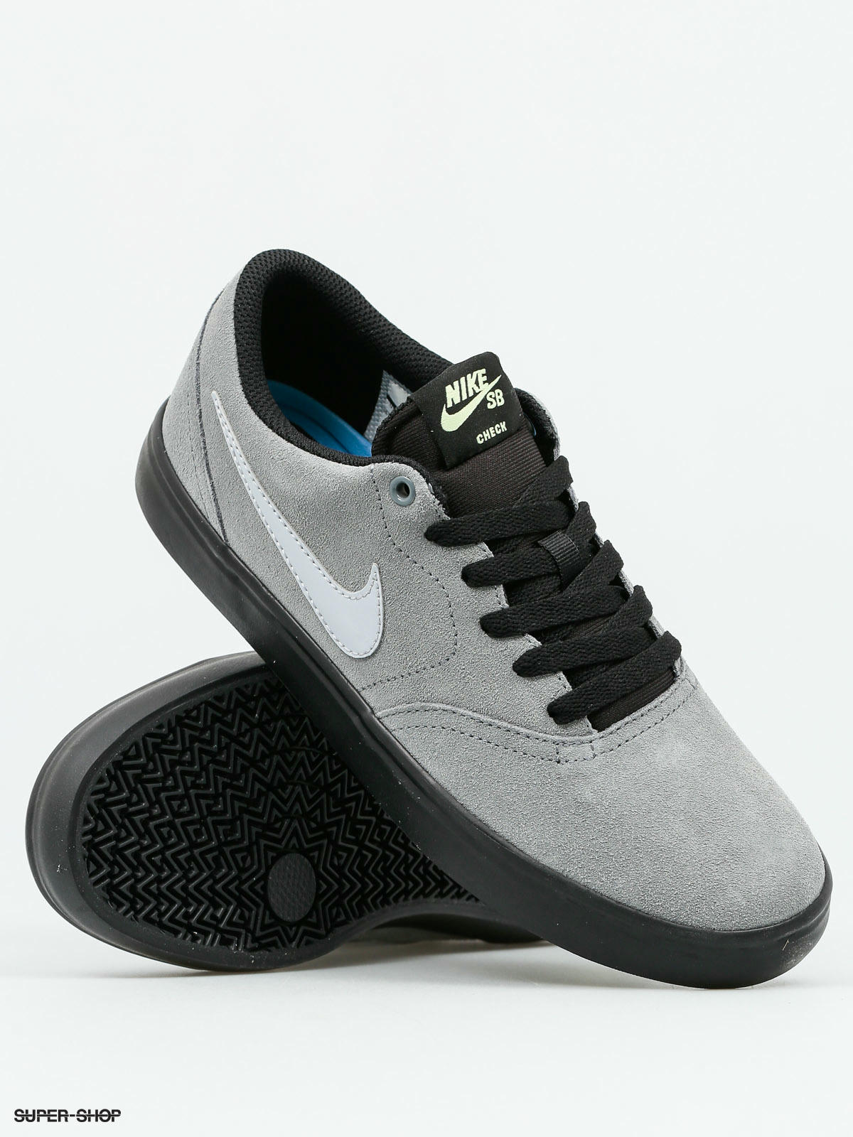 schuur Wacht even binnenkort Nike SB Shoes Check Solar (cool grey/wolf grey black bare)