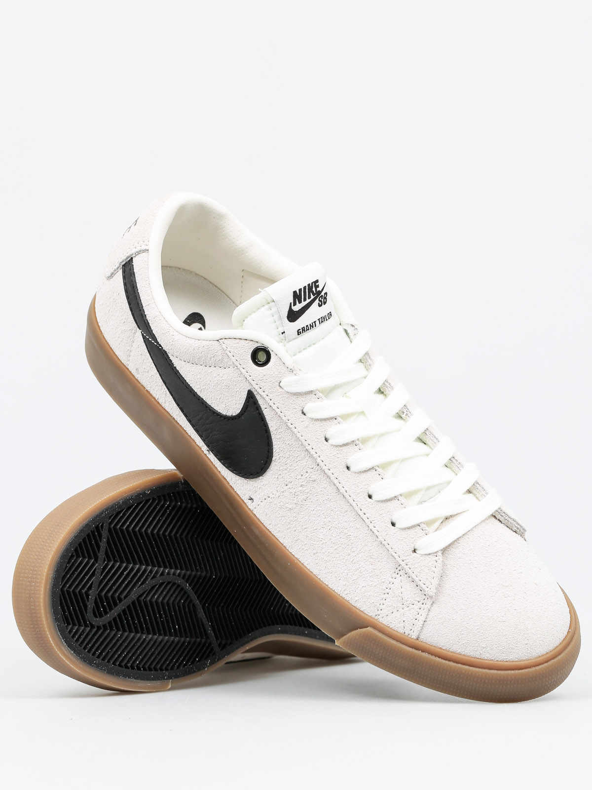 Nike SB Shoes Blazer Low Gt (ivory/black gum light brown)