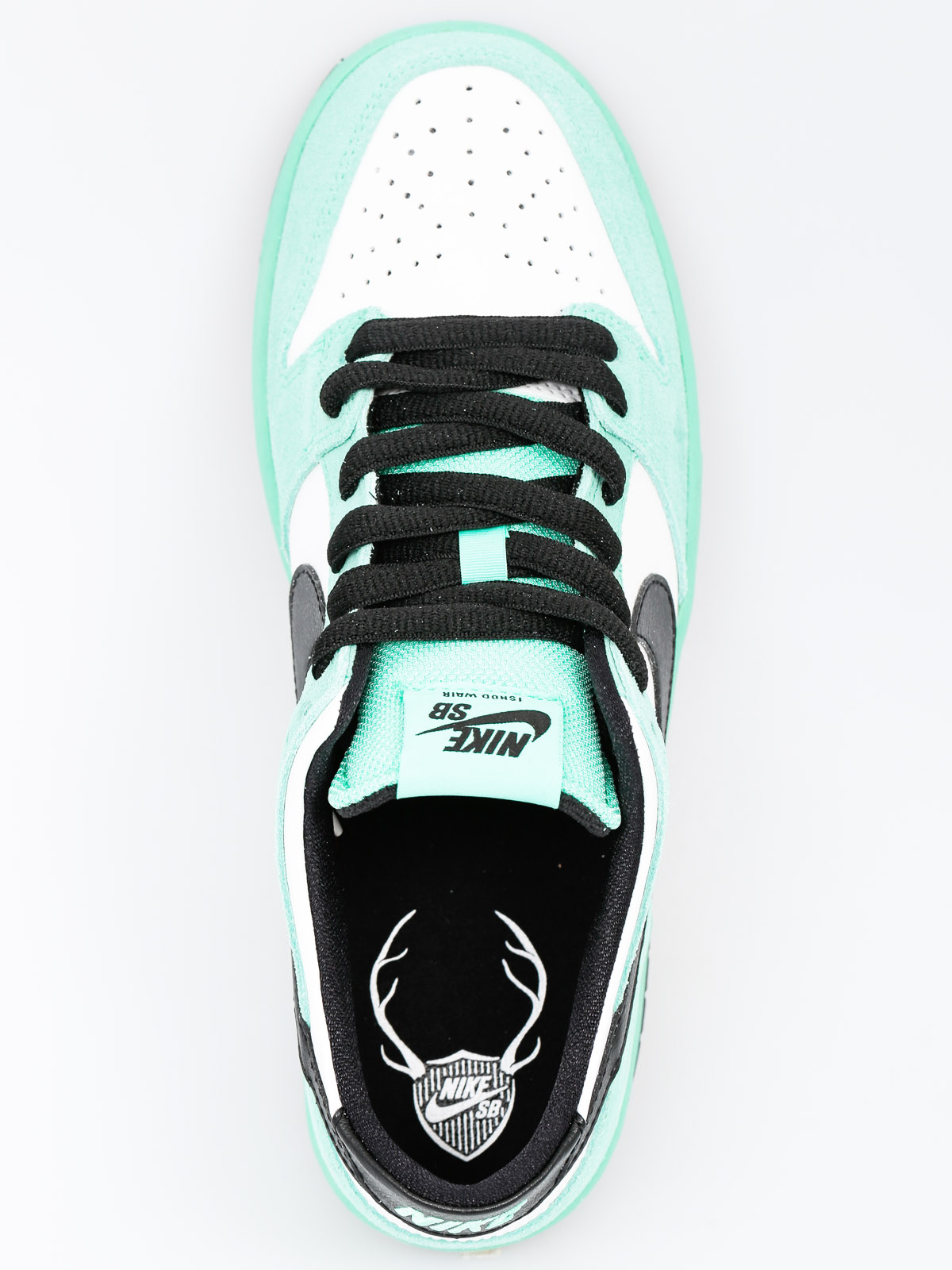 Nike SB Shoes Dunk Low Pro Iw (green glow/black summit white)