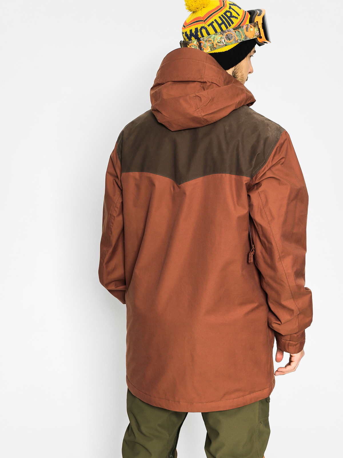 Mens Burton Snowboard jacket Folsom (matador/mocha wax)