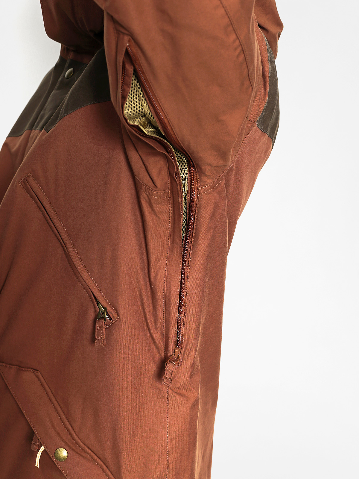 Mens Burton Snowboard jacket Folsom (matador/mocha wax)