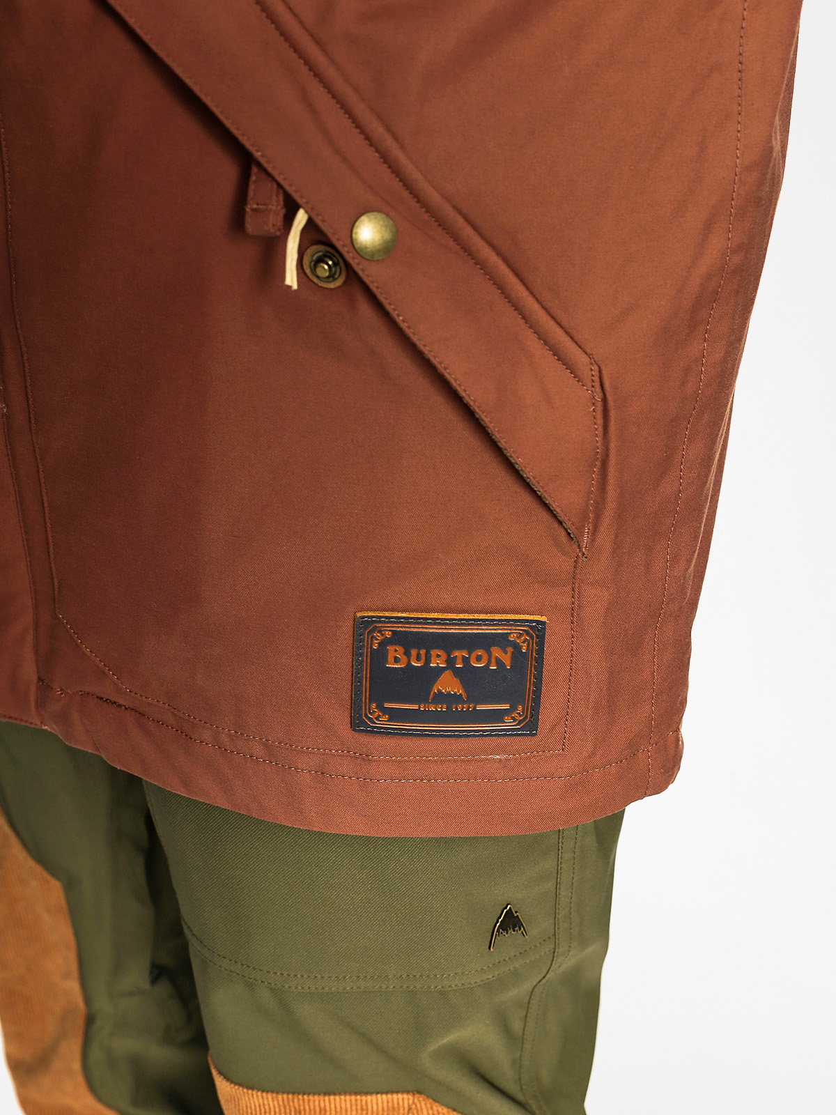 Mens Burton Snowboard jacket Folsom (matador/mocha wax)