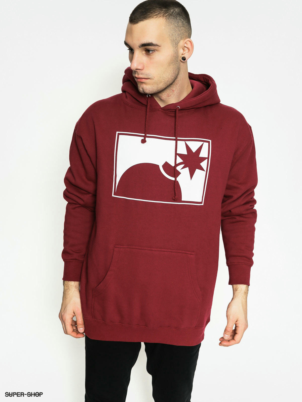 the hundreds hoodie red