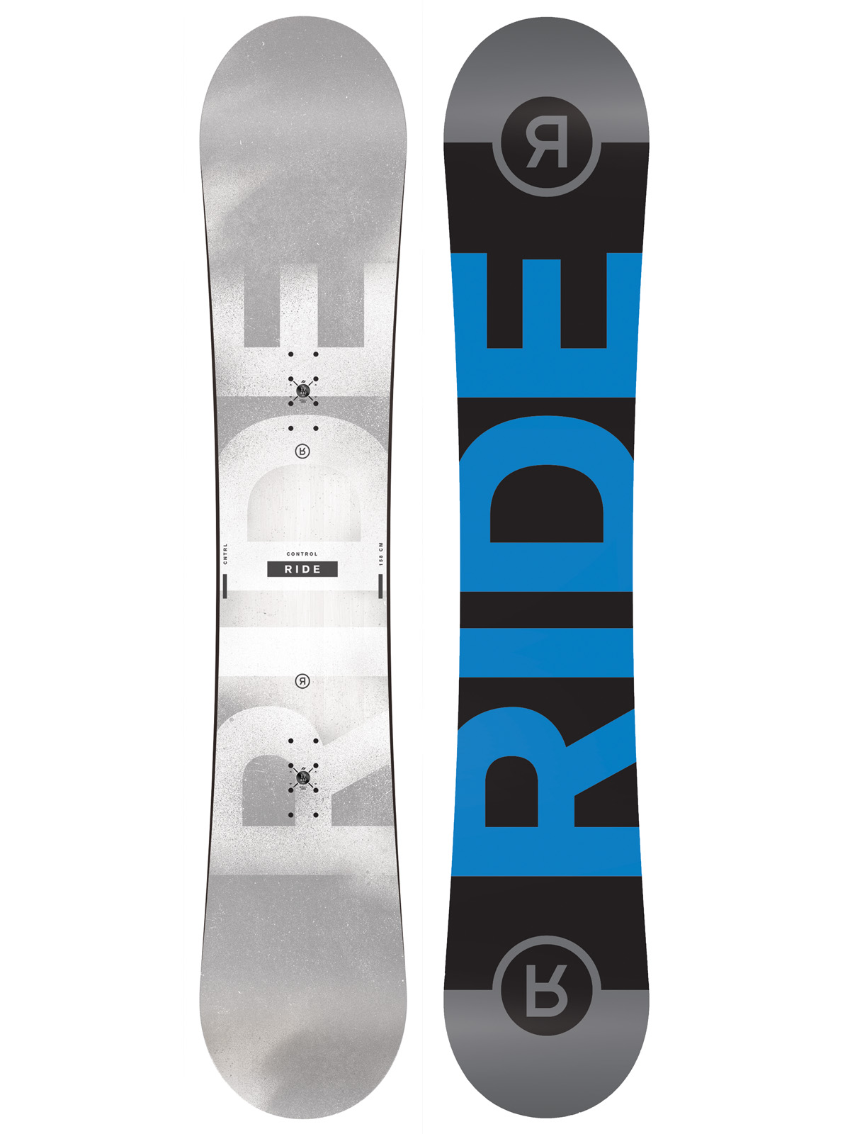 Mens Ride Snowboard Control V2 (grey/black/blue)