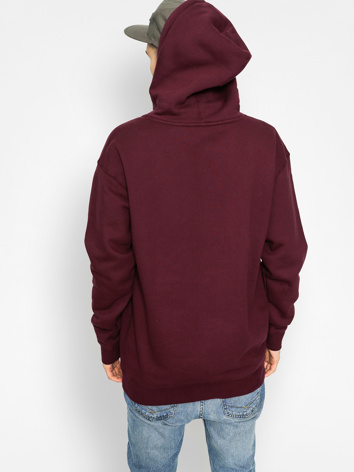 Primitive Hoodie Skyline HD burgundy burgundy