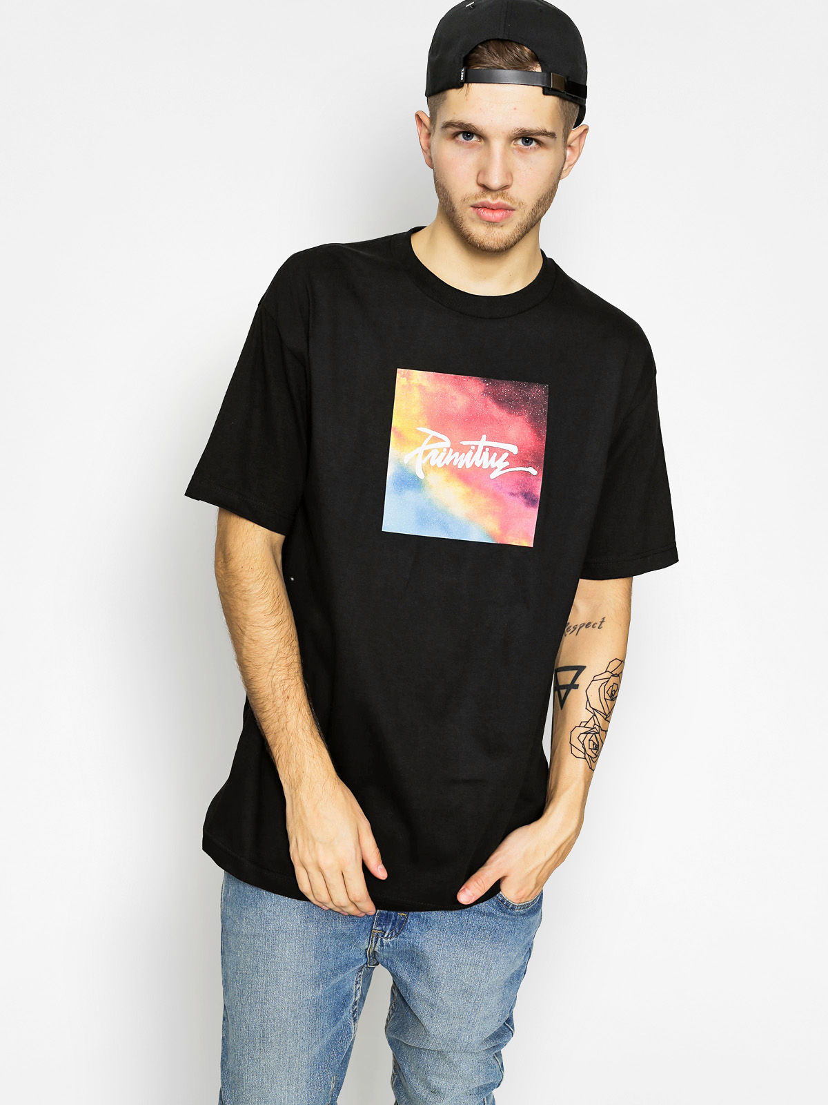 Primitive T-shirt Thrashed Stardust (black)