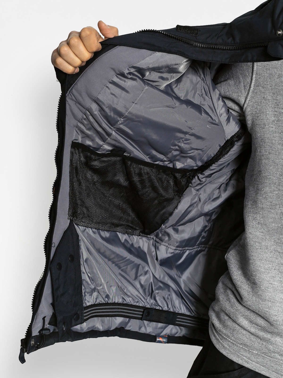 Mens Quiksilver Snowboard jacket Mission Solid (black)