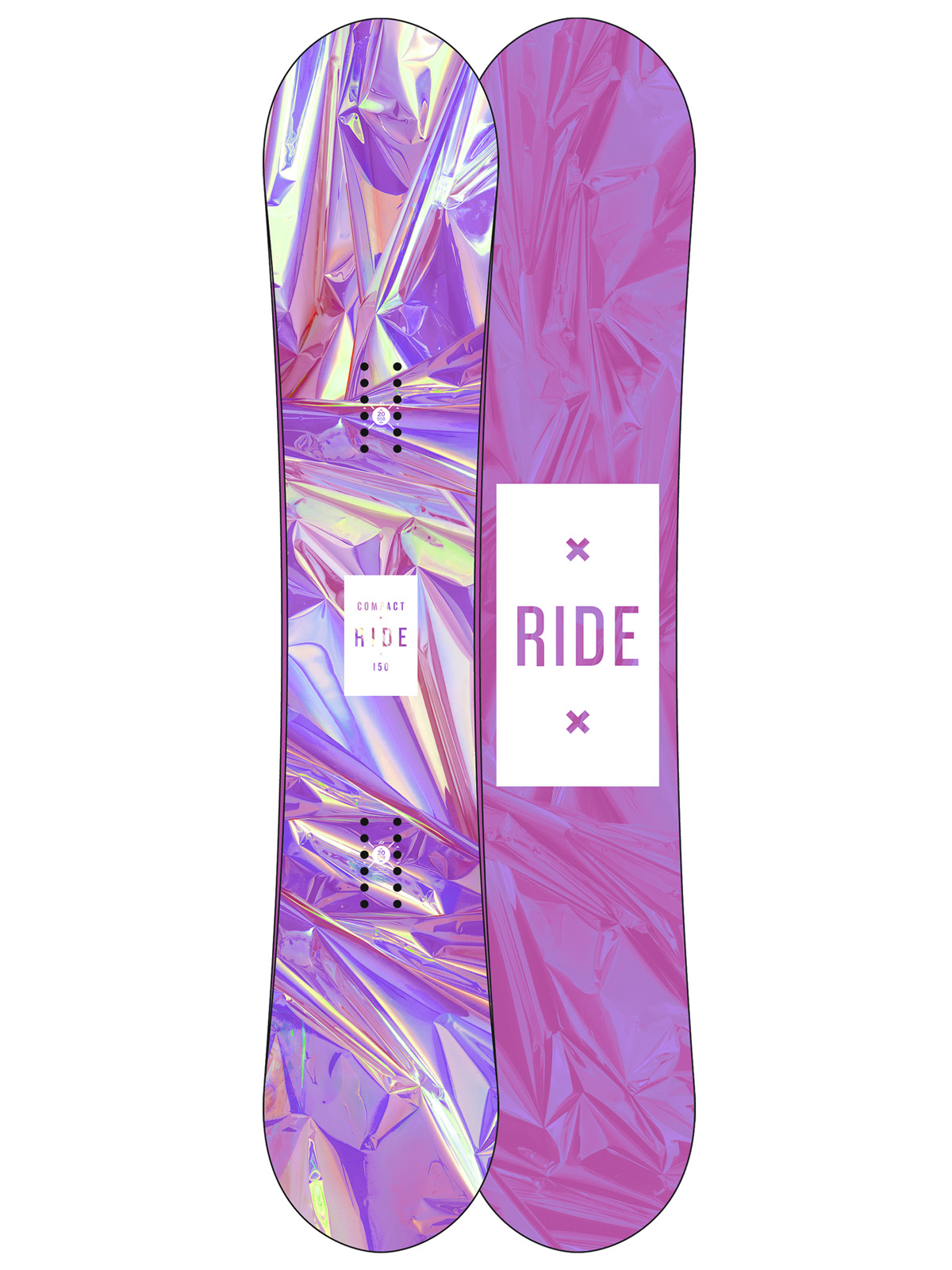 Damen Ride Snowboard Compact (pink)