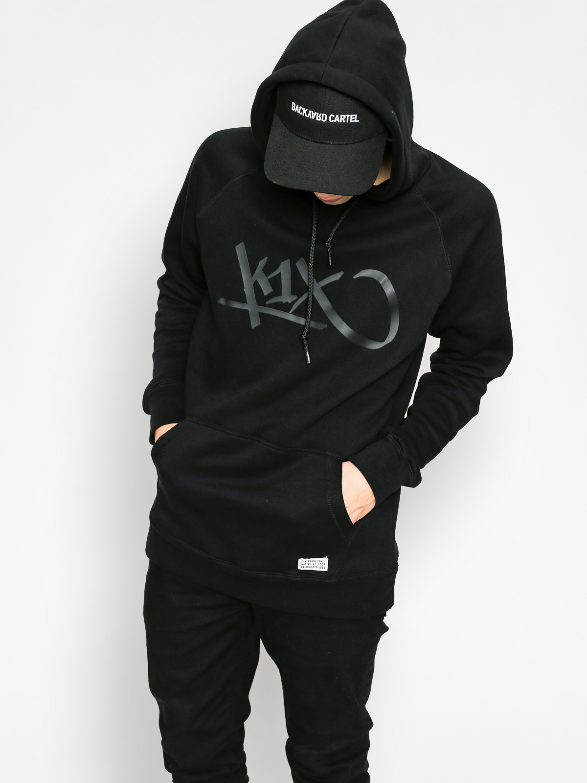 K1x Hoodie Grip Tag HD - black (black)
