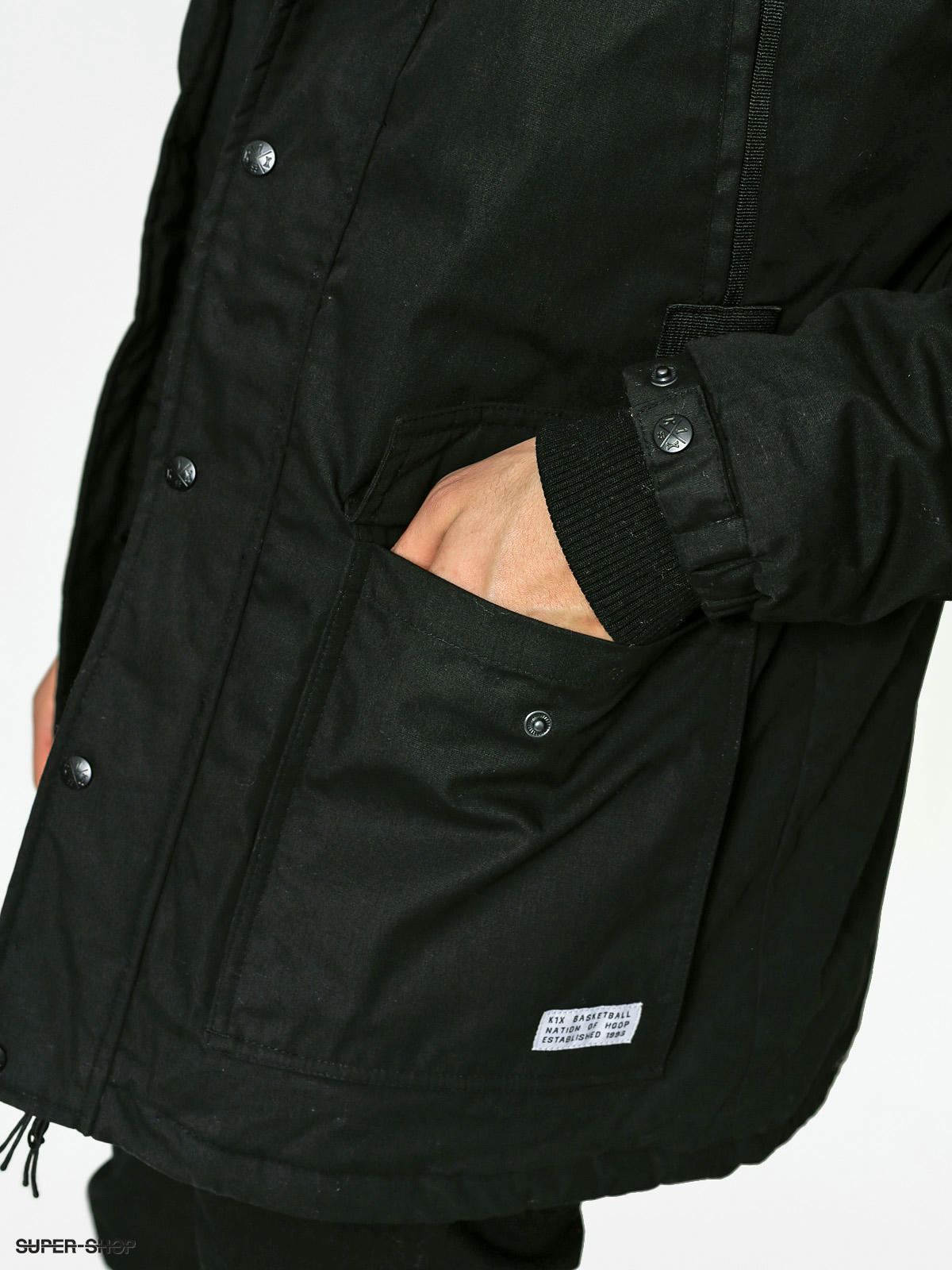 black mk jacket