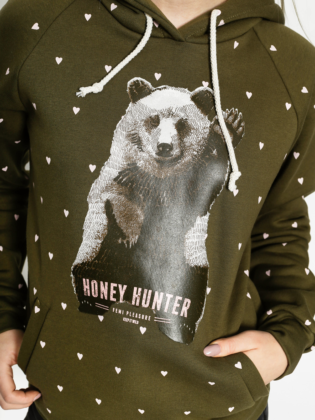 Femi Pleasure Hoodie Honey HD Wmn (frg)