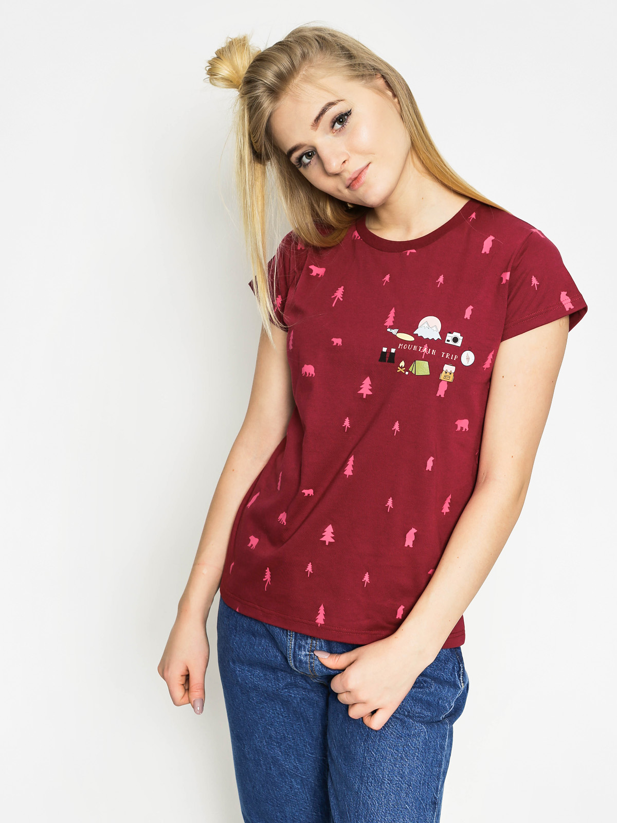 Femi Pleasure T-shirt Kamp Wmn (brg)