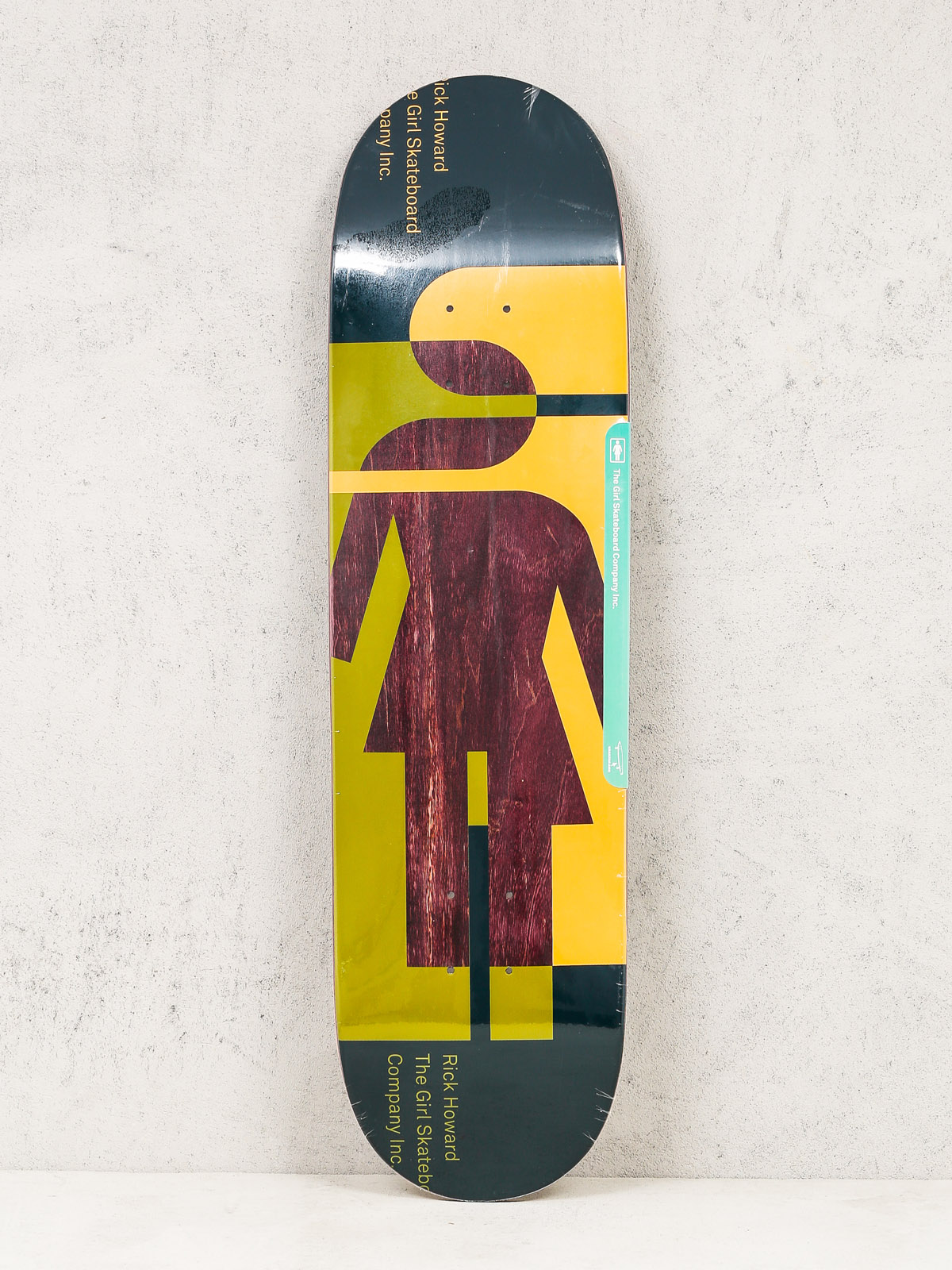 Girl Skateboard Deck Hardcourt Rick Howard (wood/dark green)