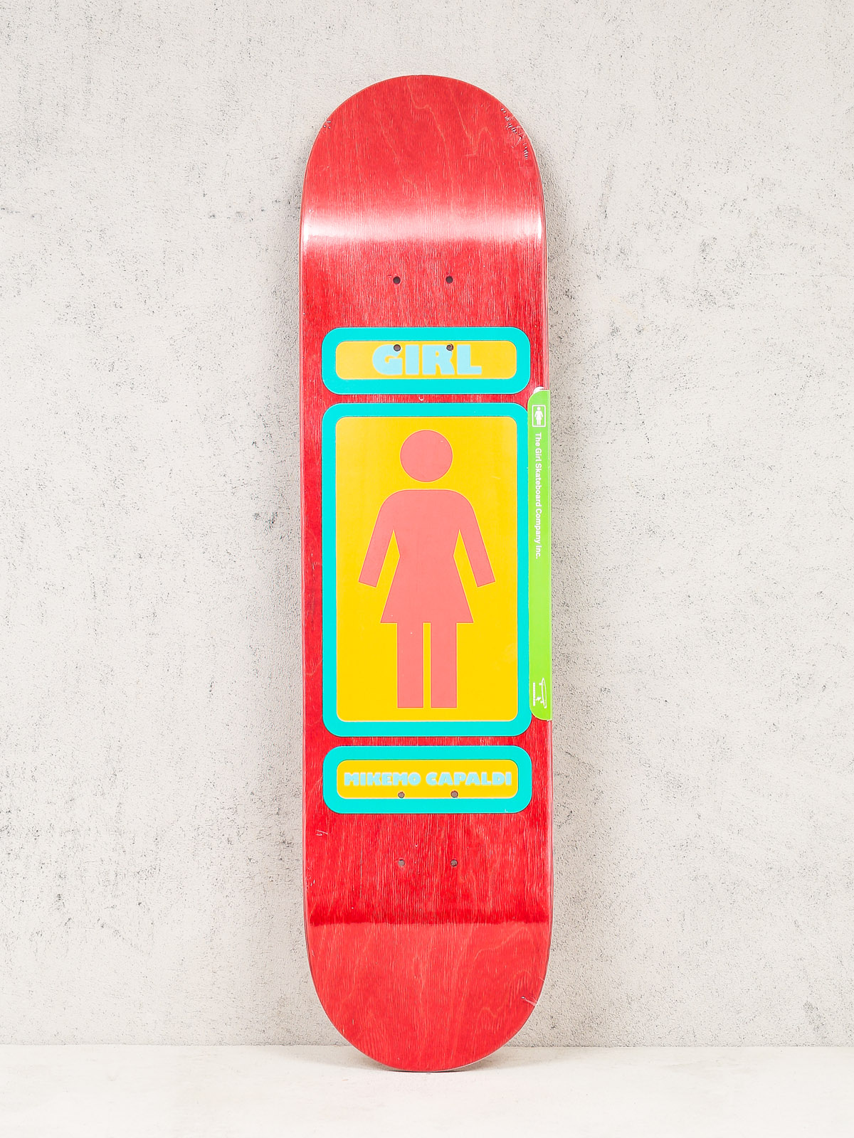 Girl Skateboard Deck Til 93 Mikemo Capaldi (red)