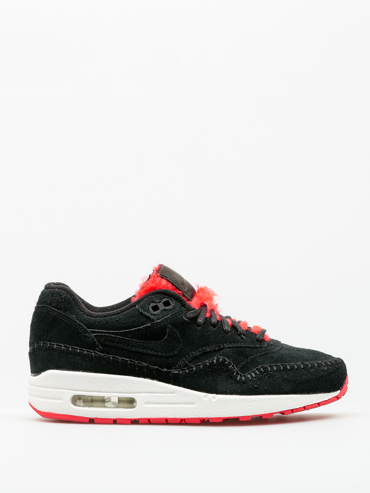 Nike Air Max 1 Shoes Wmn (Prm black/black action red)