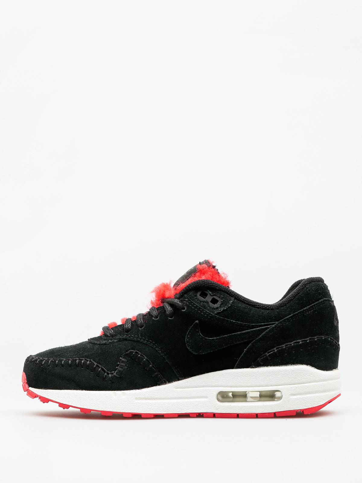 Nike Air Max 1 Shoes Wmn (Prm black/black action red)