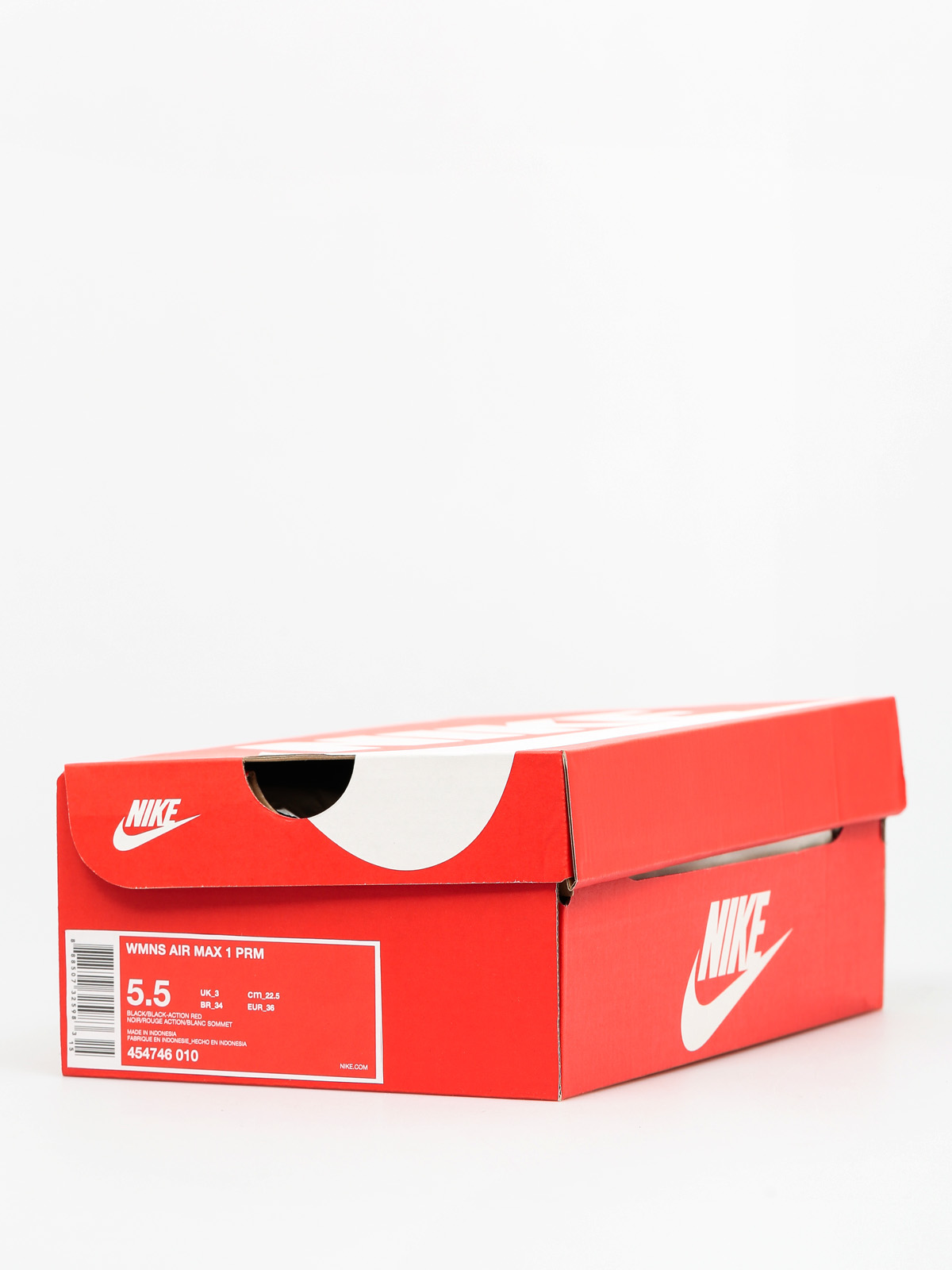 Nike Air Max 1 Shoes Wmn (Prm black/black action red)