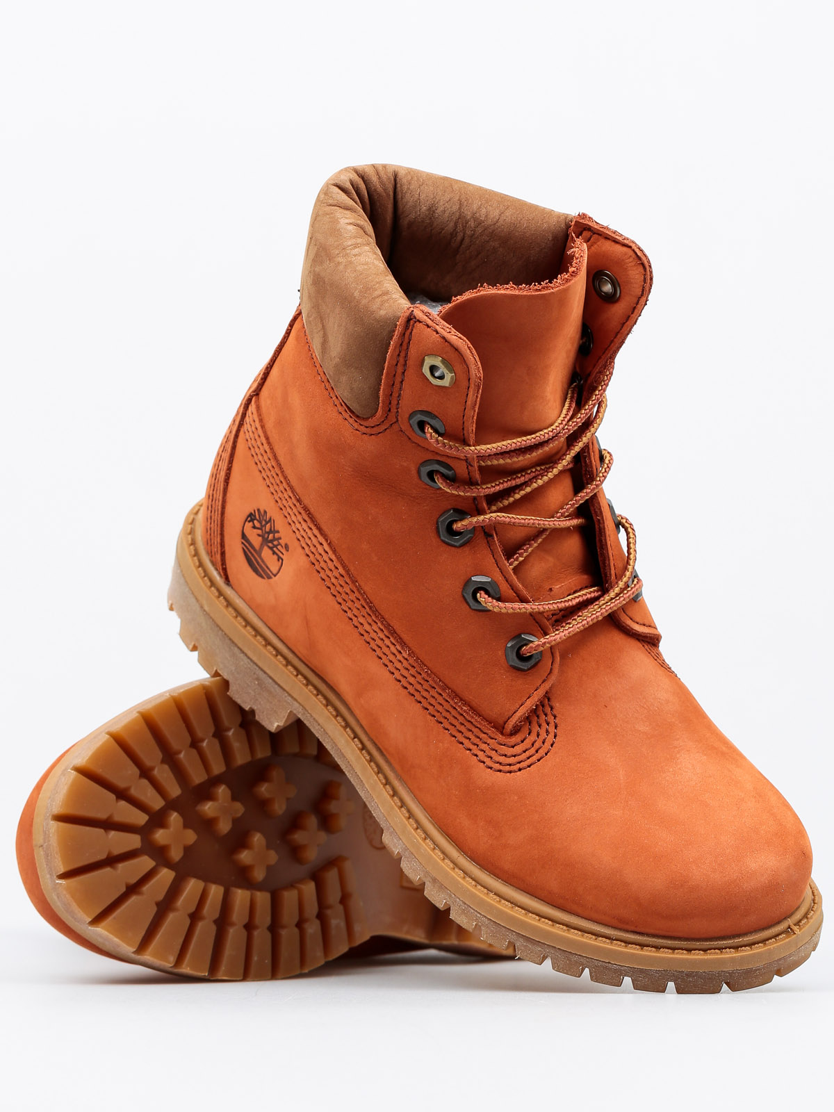 Timberland Winter shoes 6 In Premium Wmn (dark orange)