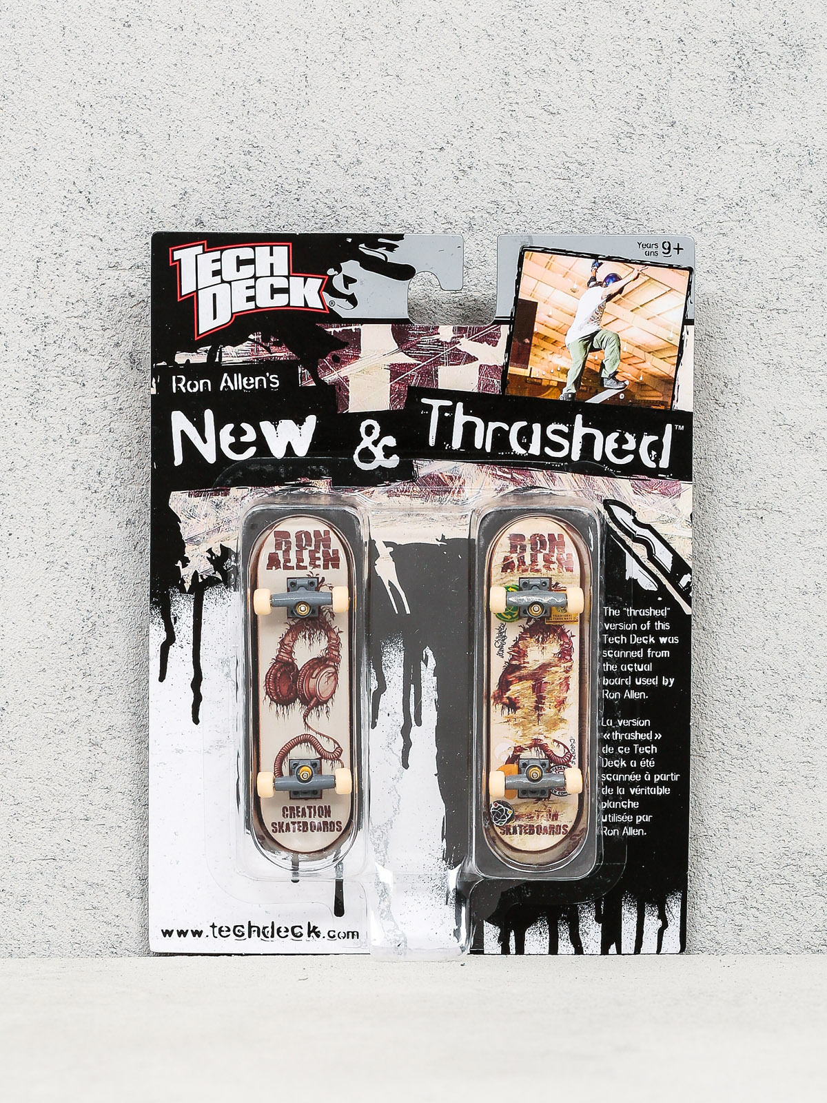 Tech Deck Fingerboard New & Trashed - Creation, Ron Allen 