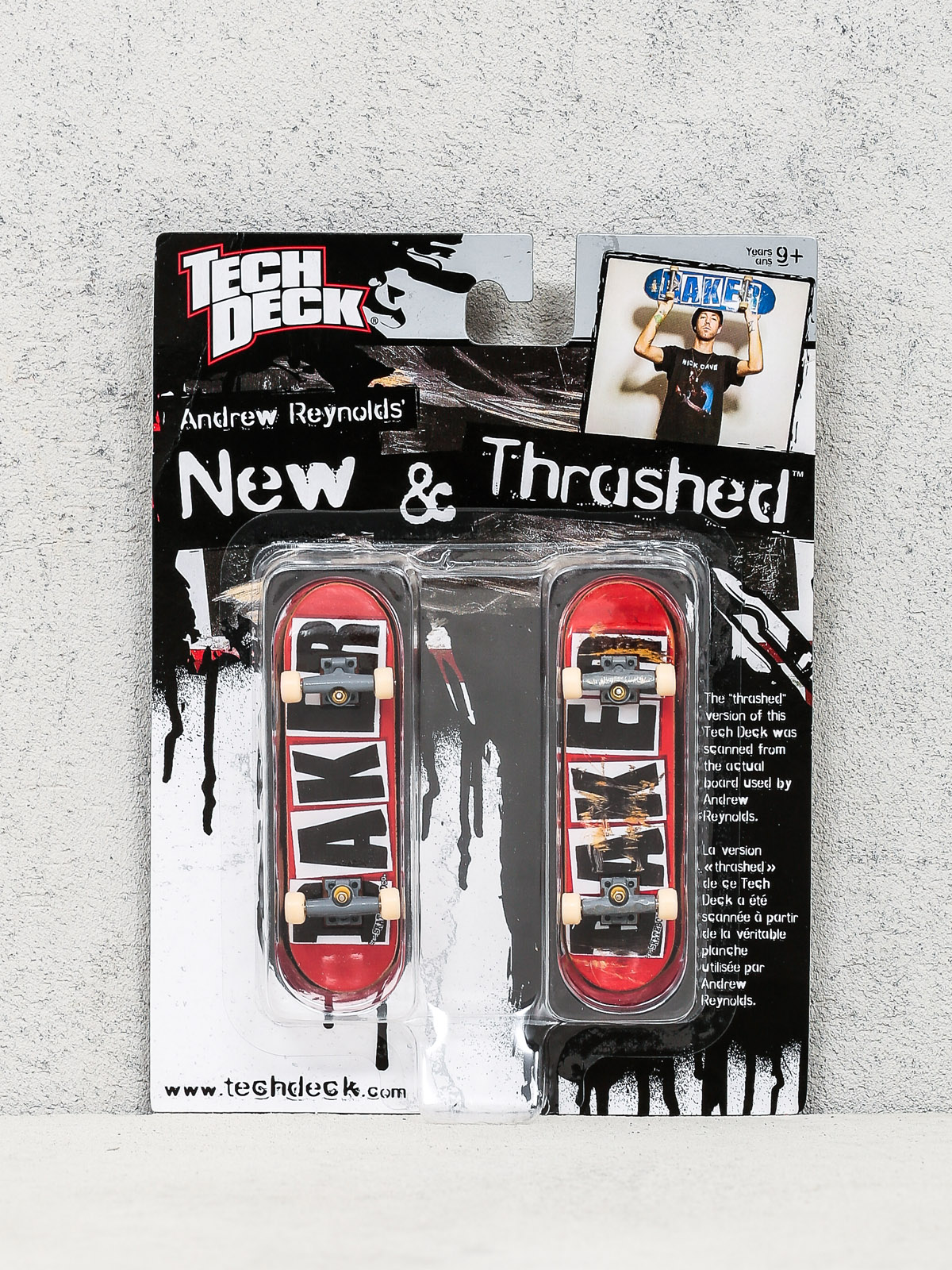 Tech Deck Fingerboard New & Trashed - Baker, Andrew Reynolds 01 