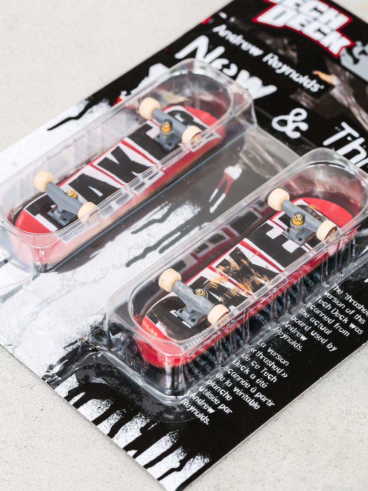 Tech Deck Fingerboard New & Trashed - Baker, Andrew Reynolds 01 