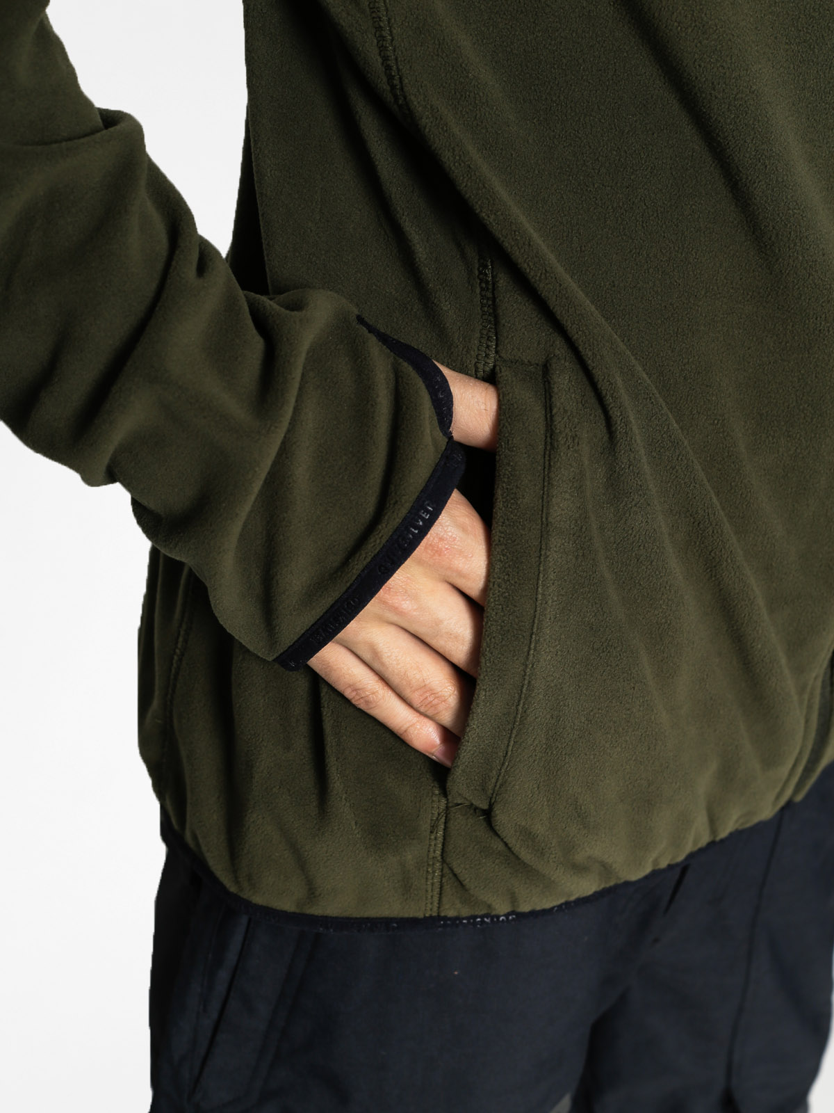 Quiksilver Fleece Aker Zip - green (forest night)