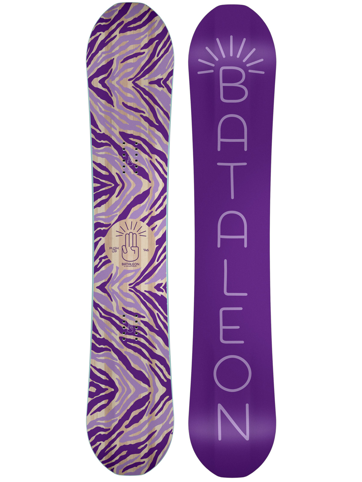 Damen Bataleon Snowboard Push Up (purple/navy purple)