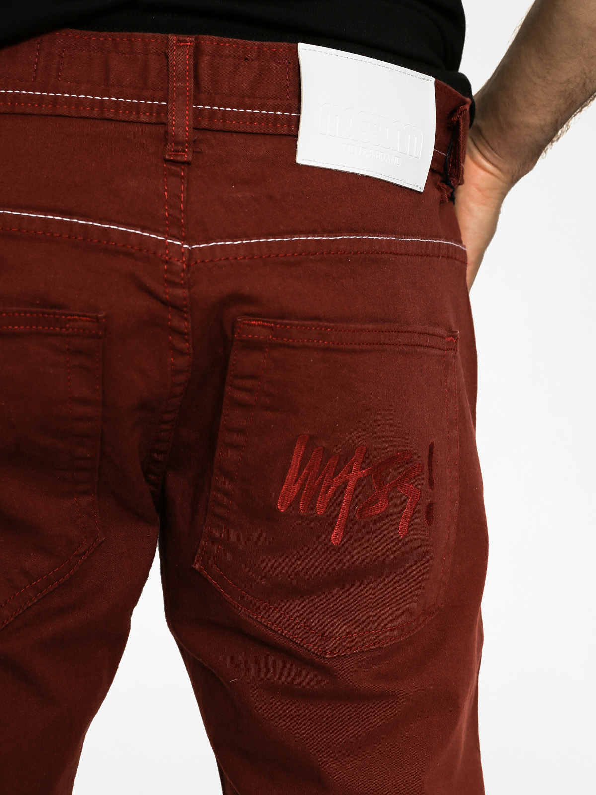 MassDnm Pants Jogger Signature (burgundy)