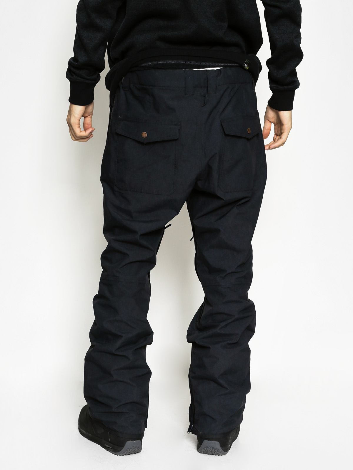 Mens Quiksilver Snowboard pants Dark Stormy (black)