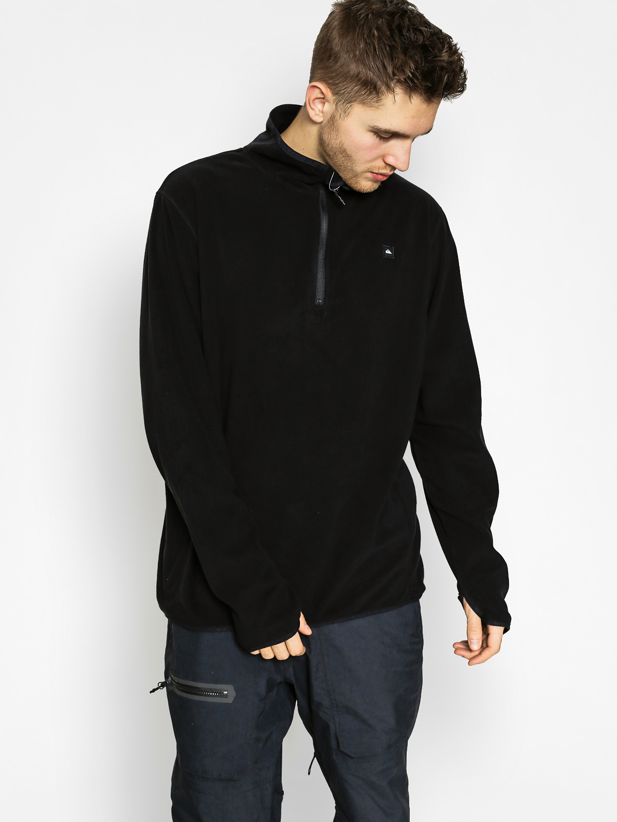 quiksilver aker half zip fleece