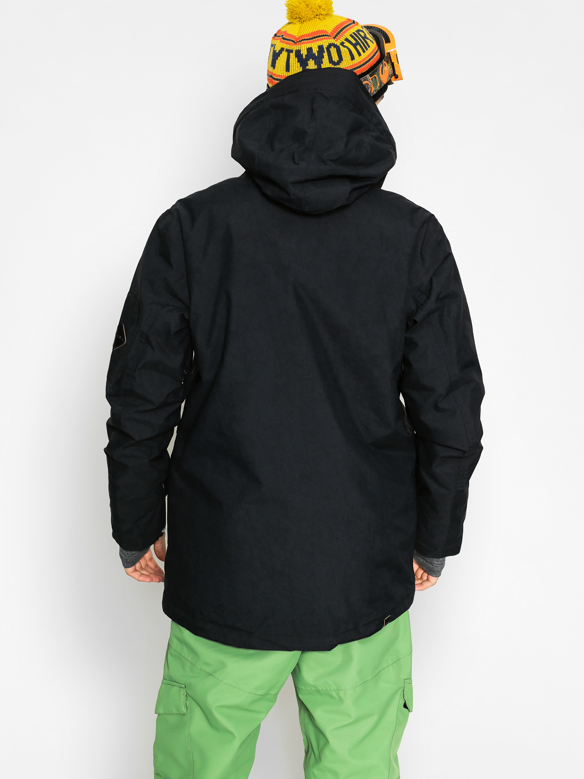 Mens Quiksilver Snowboard jacket Dark Stormy (black)